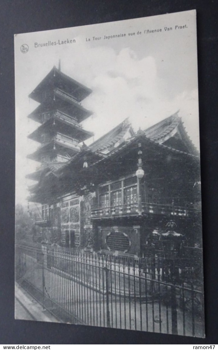 Bruxelles-Laeken - La Tour Japonaise Vue De L'Avenue Van Praet - Ed. Nels, Bruxelles, Serie 1 N° 211 - Laeken