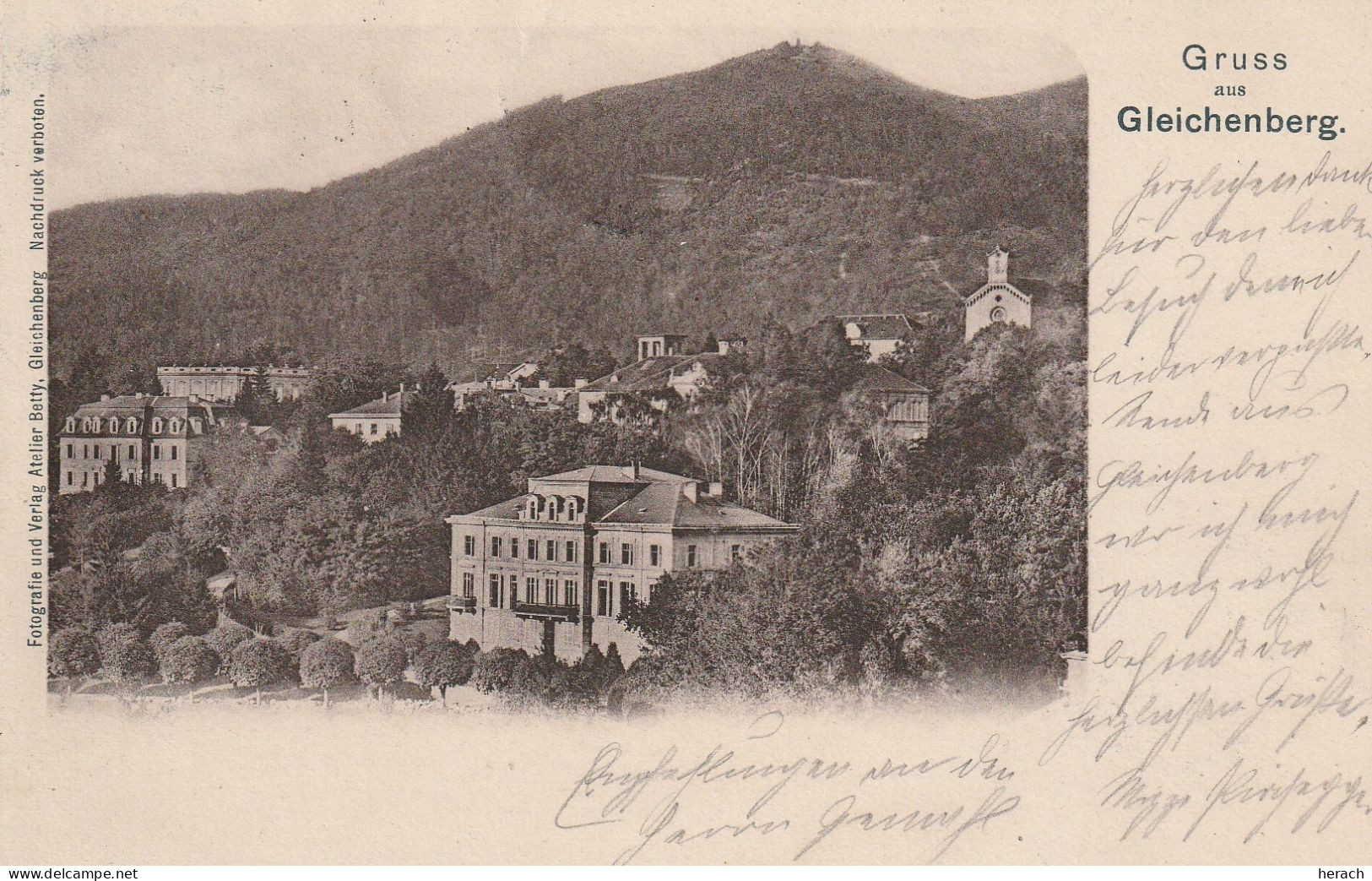 Autriche Carte Postale Gruss Aus Gleichenberg 1902 - Autres & Non Classés