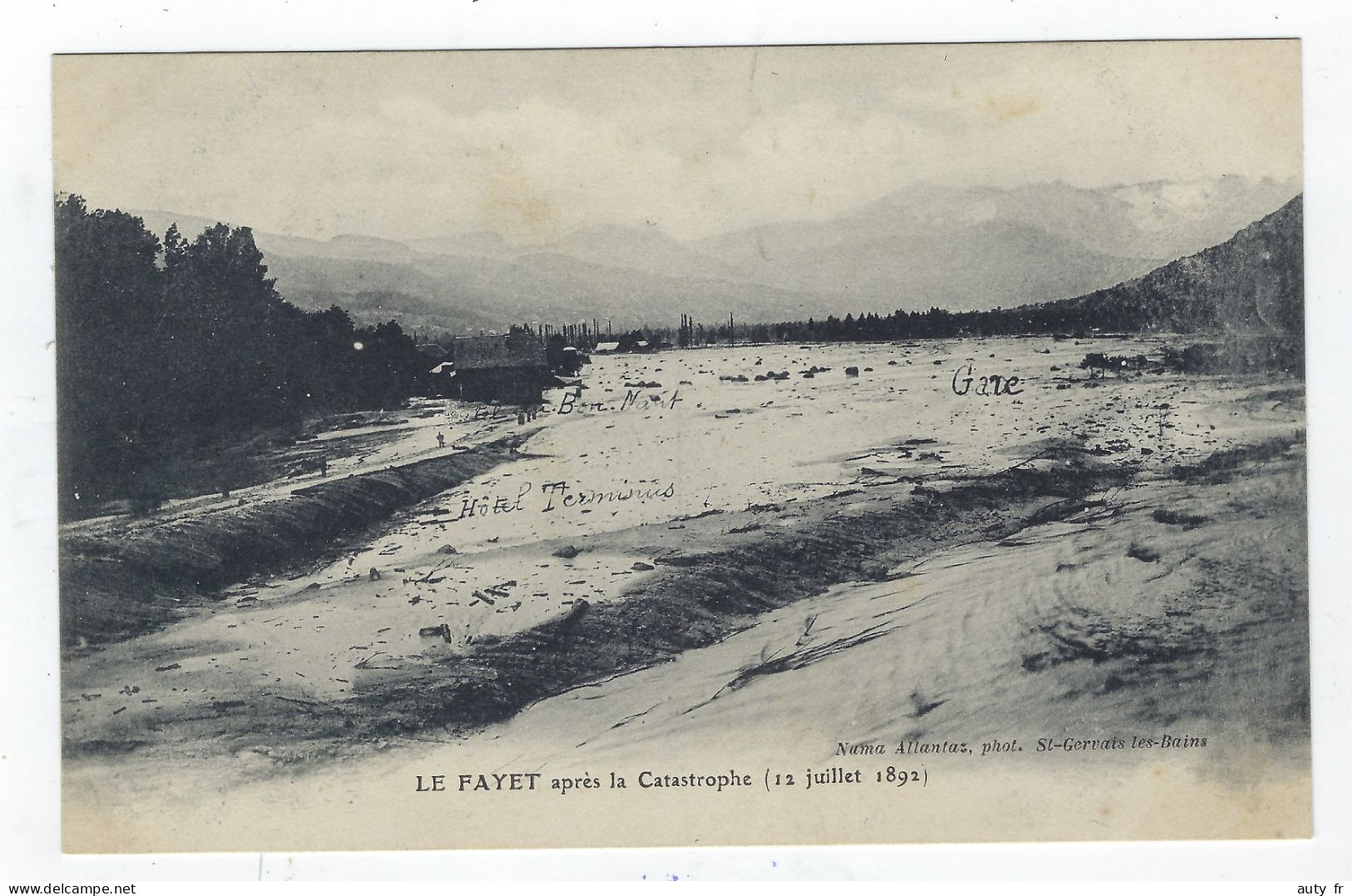 LE FAYET - Après La Catastrophe (12 Juillet 1892) - Andere & Zonder Classificatie