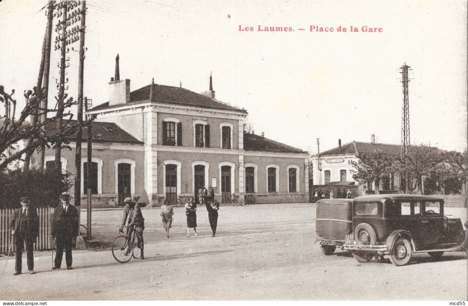 LES-LAUMES (21-Cote-d'Or) - Place De La Gare - Other & Unclassified