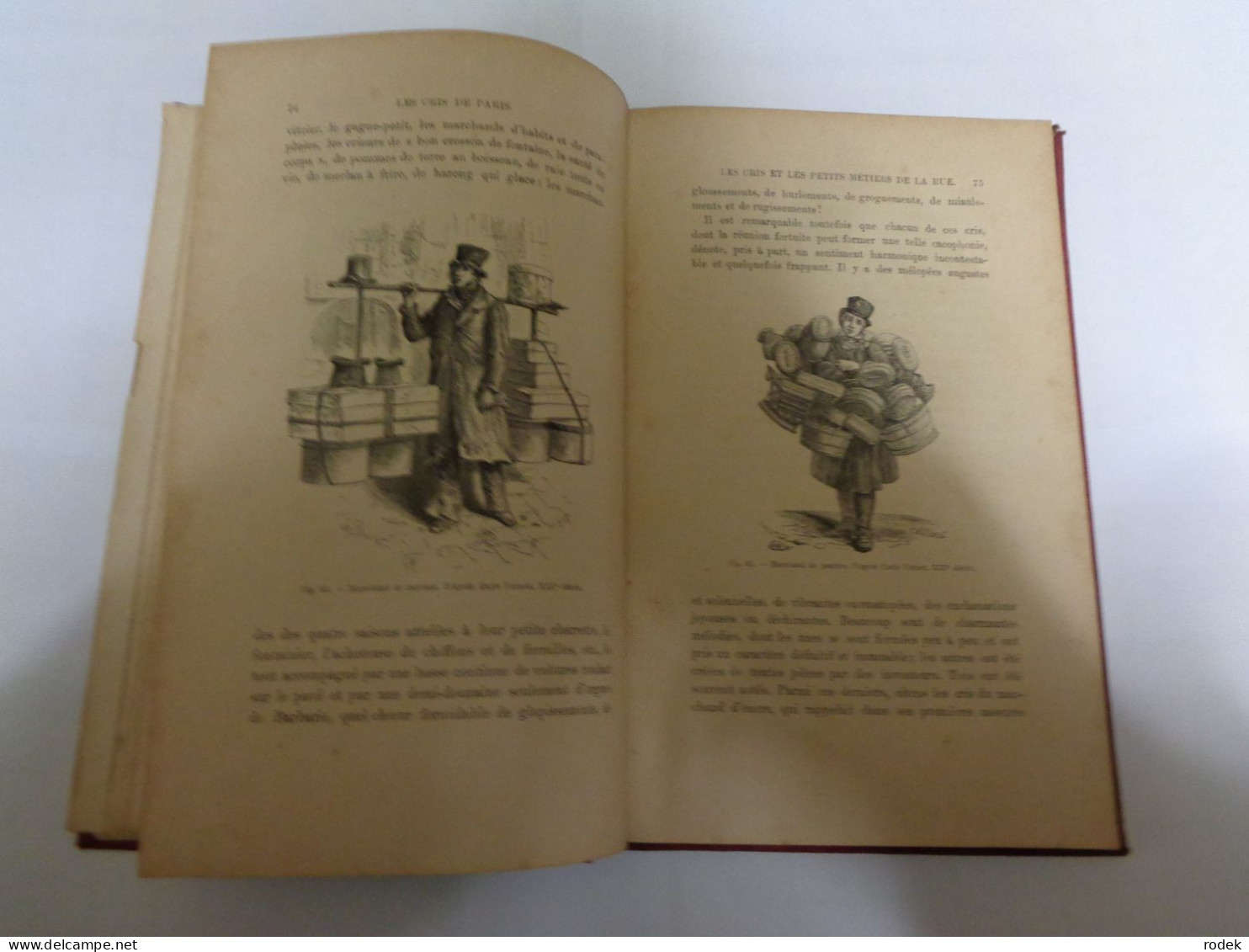 Les Cris de Paris, Types et physionomies d'autrefois par Victor Fournel ( 1887 )