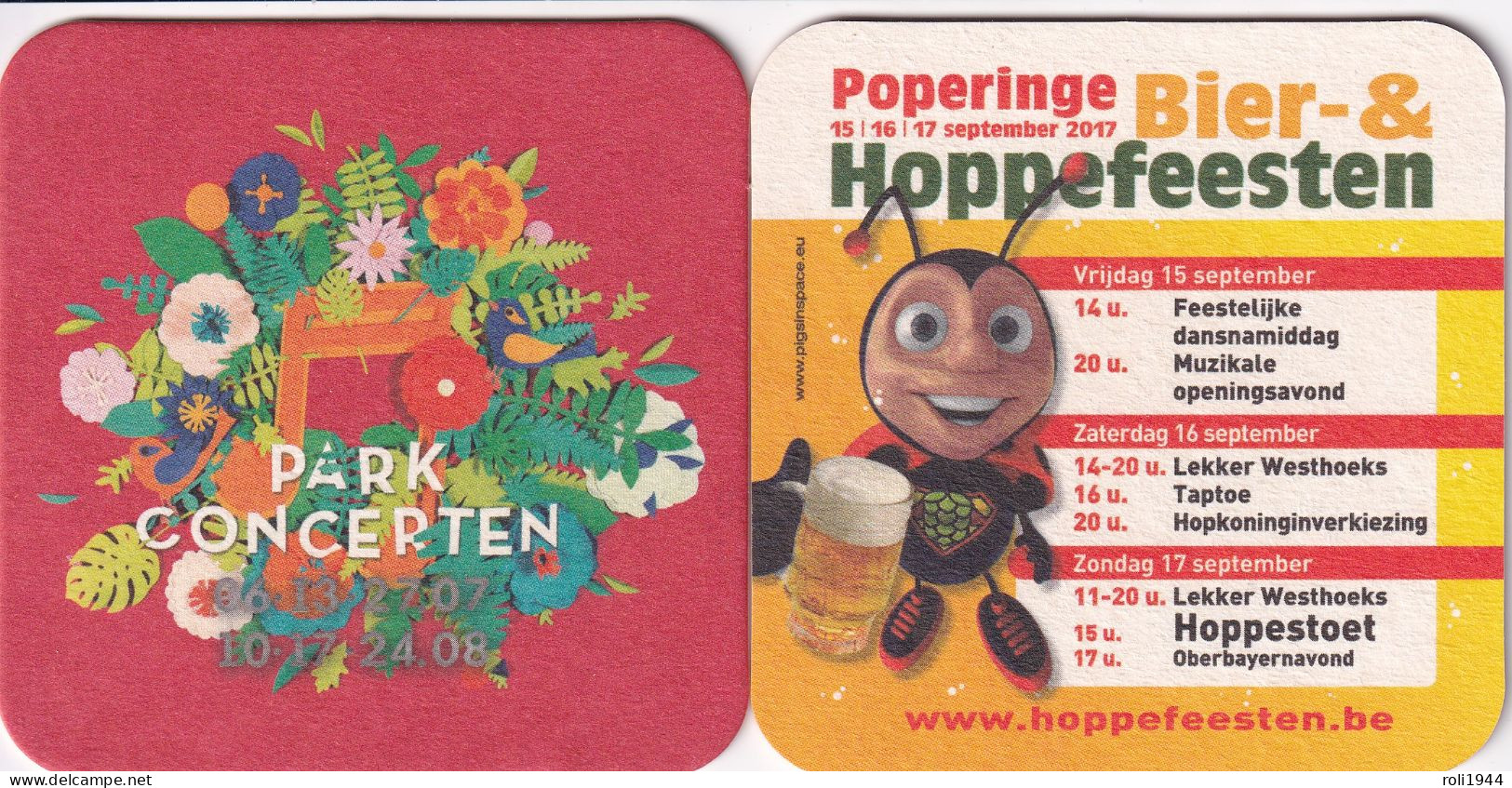 #D300-006 Viltje Over Poperinge - Beer Mats