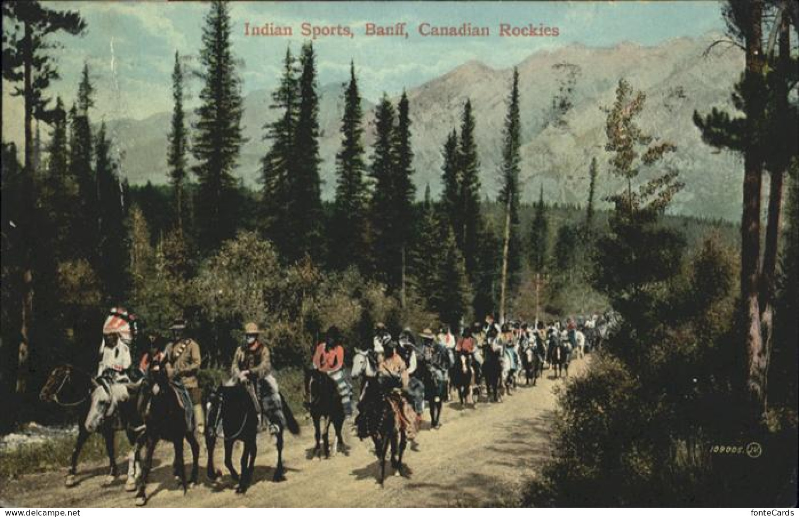 11051475 Banff Canada Indian Sports Pferd Banff - Ohne Zuordnung