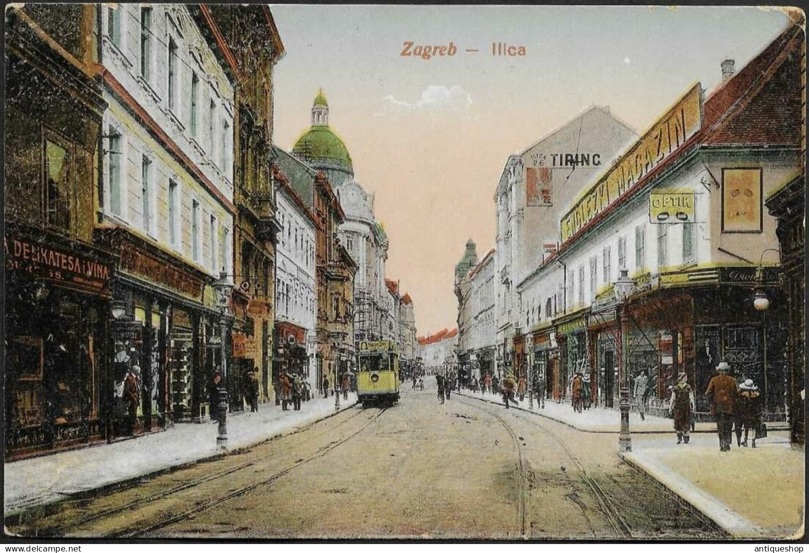 Croatia-----Zagreb-----old Postcard - Croatia