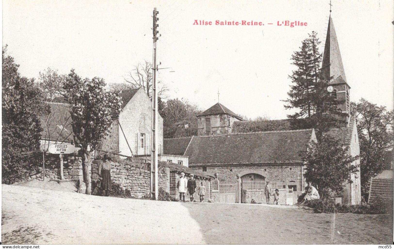 ALISE SAINTE-REINE  (21-Cote-d'Or) - L' Eglise - Autres & Non Classés