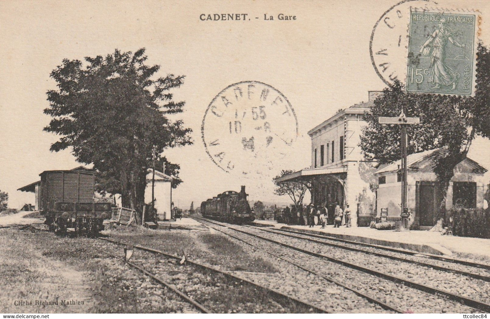 CPA-84-CADENET-La Gare - Cadenet