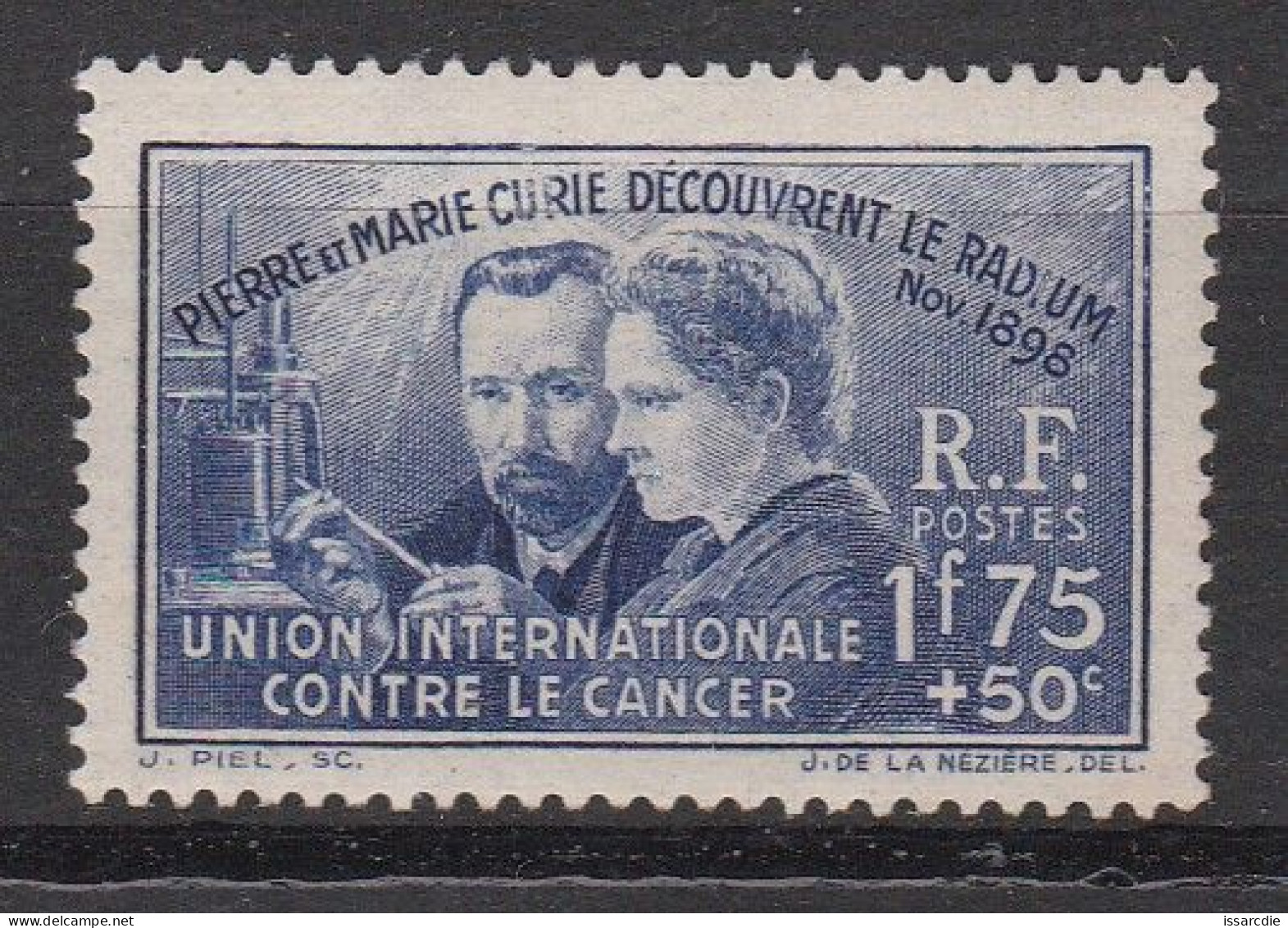 France Découverte Du Radium Pierre Et Marie Curie N°402 Neufs ** - Unused Stamps
