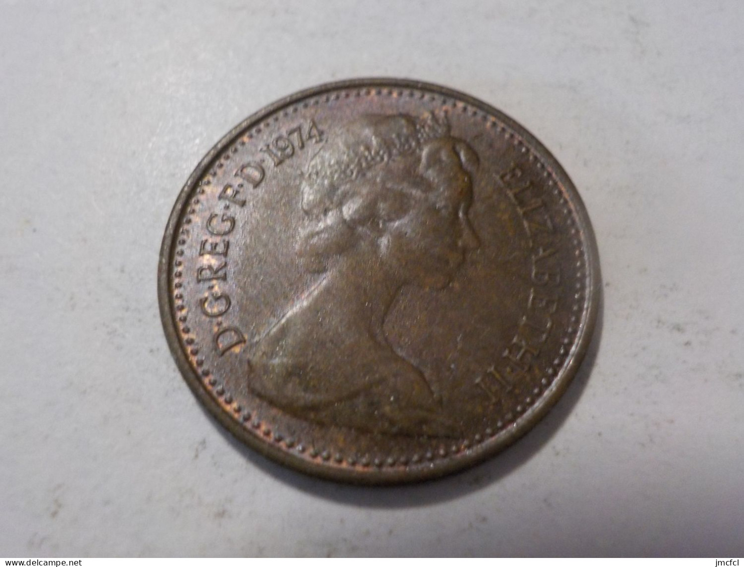 ANGLETERRE  1974  1/2 New Penny - 1/2 Penny & 1/2 New Penny