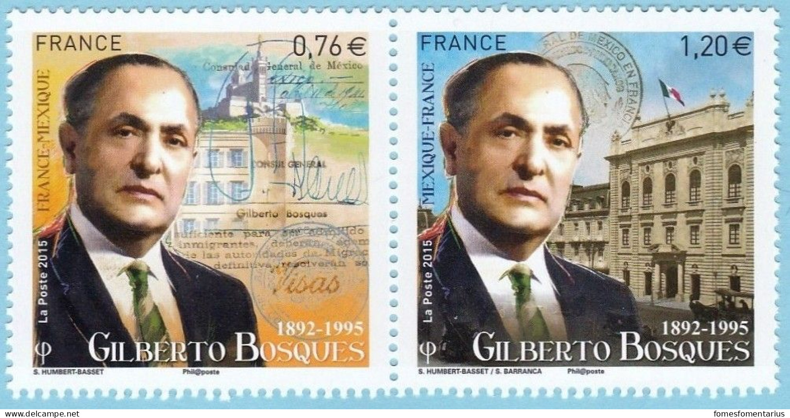 N° F 4970  Neuf ** TTB Gilberto Bosques Tirage 1 000  020 Exemplaires - Unused Stamps