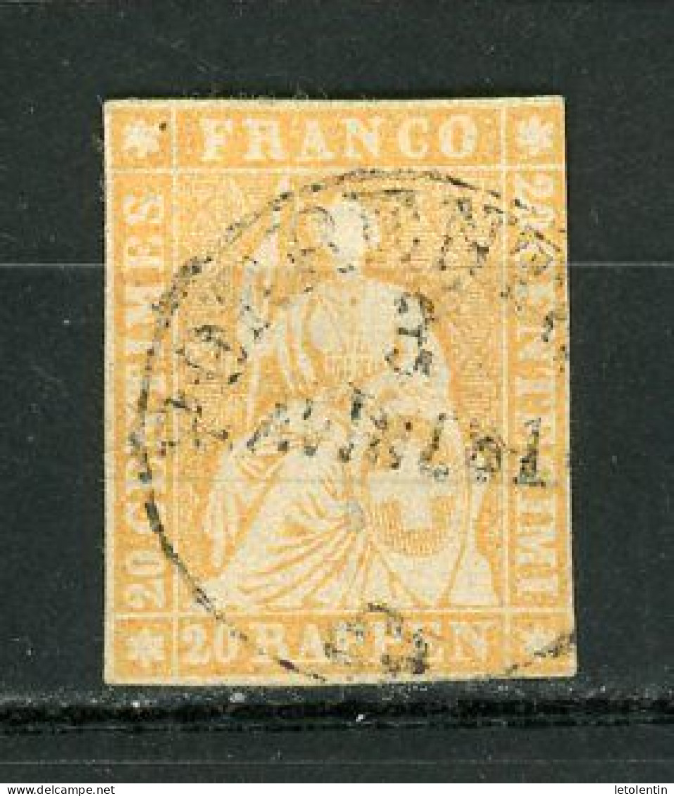 SUISSE - HELVETIA - N° Yt 29 Obli. - Used Stamps