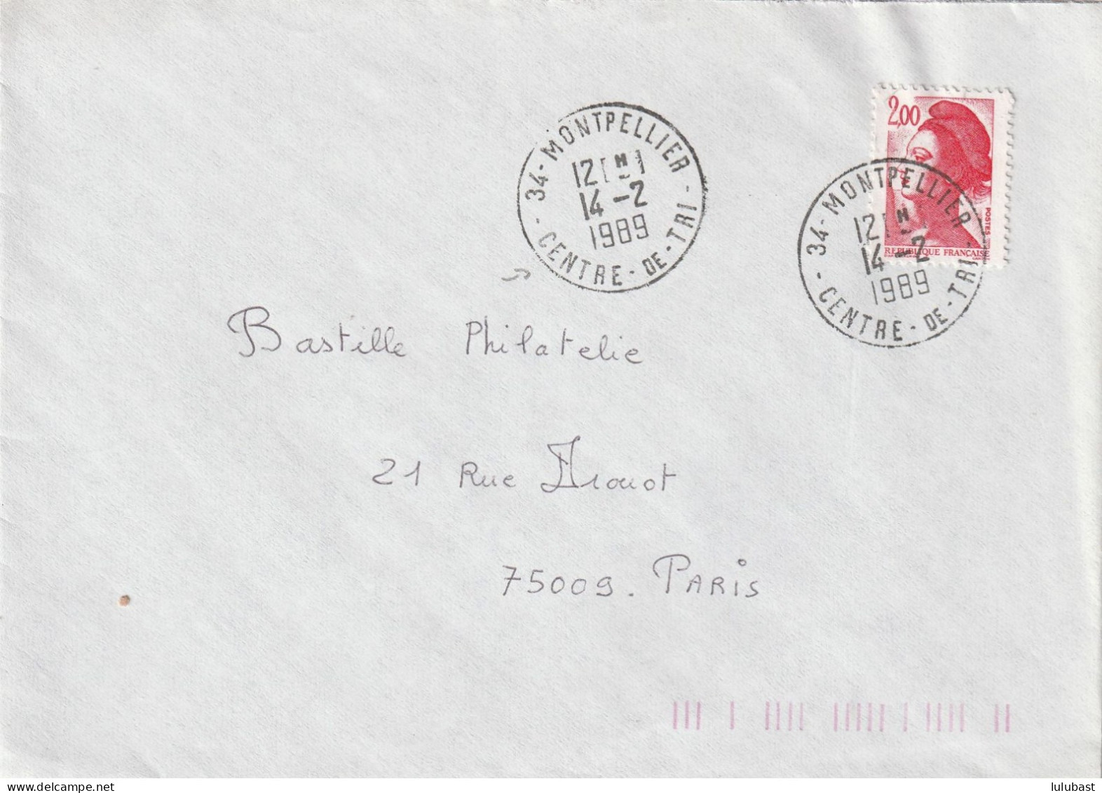 34 - MONTPELLIER - Centre De Tri - (superbe) - Manual Postmarks