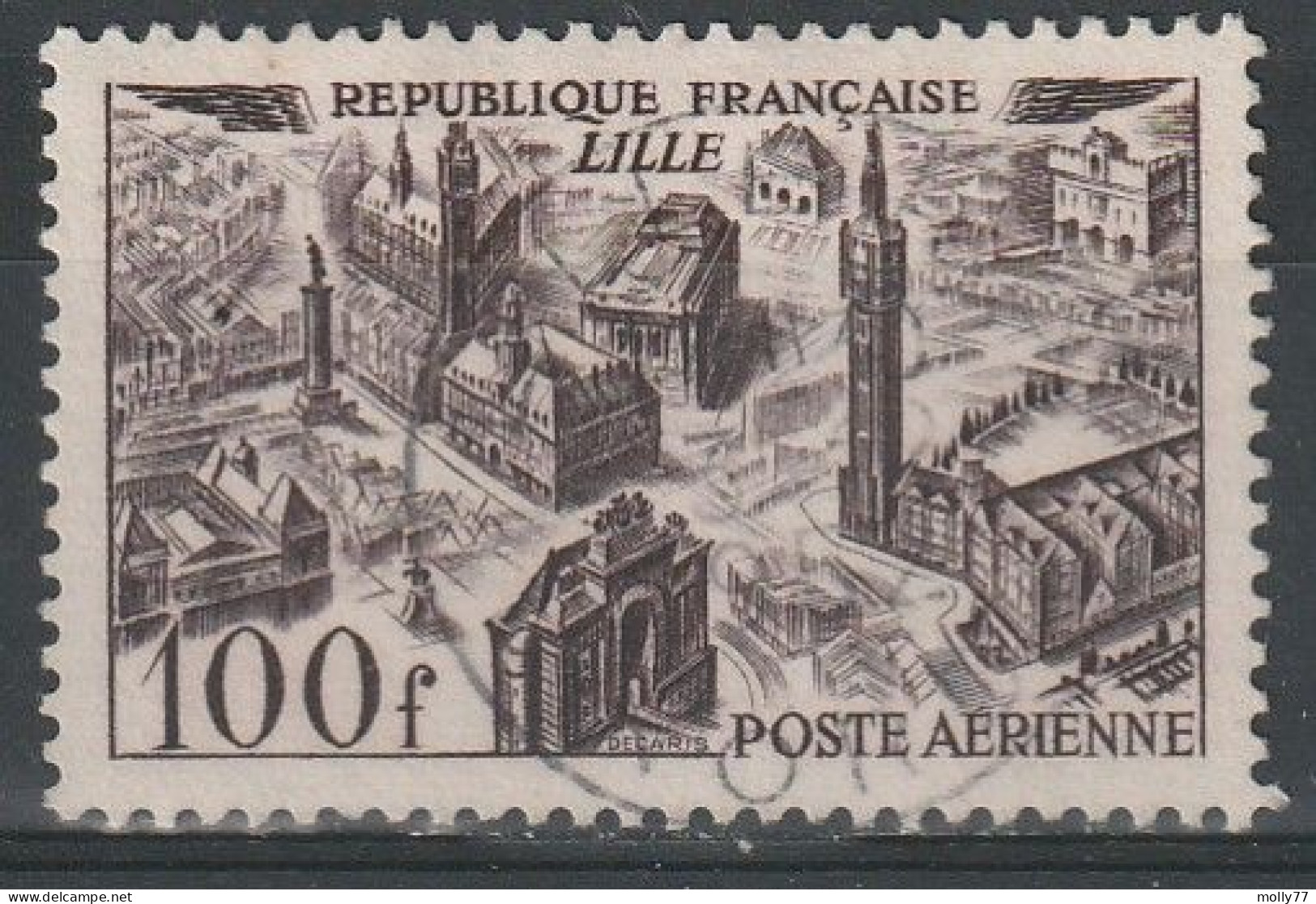Poste Aérienne N°24 - 1927-1959 Afgestempeld