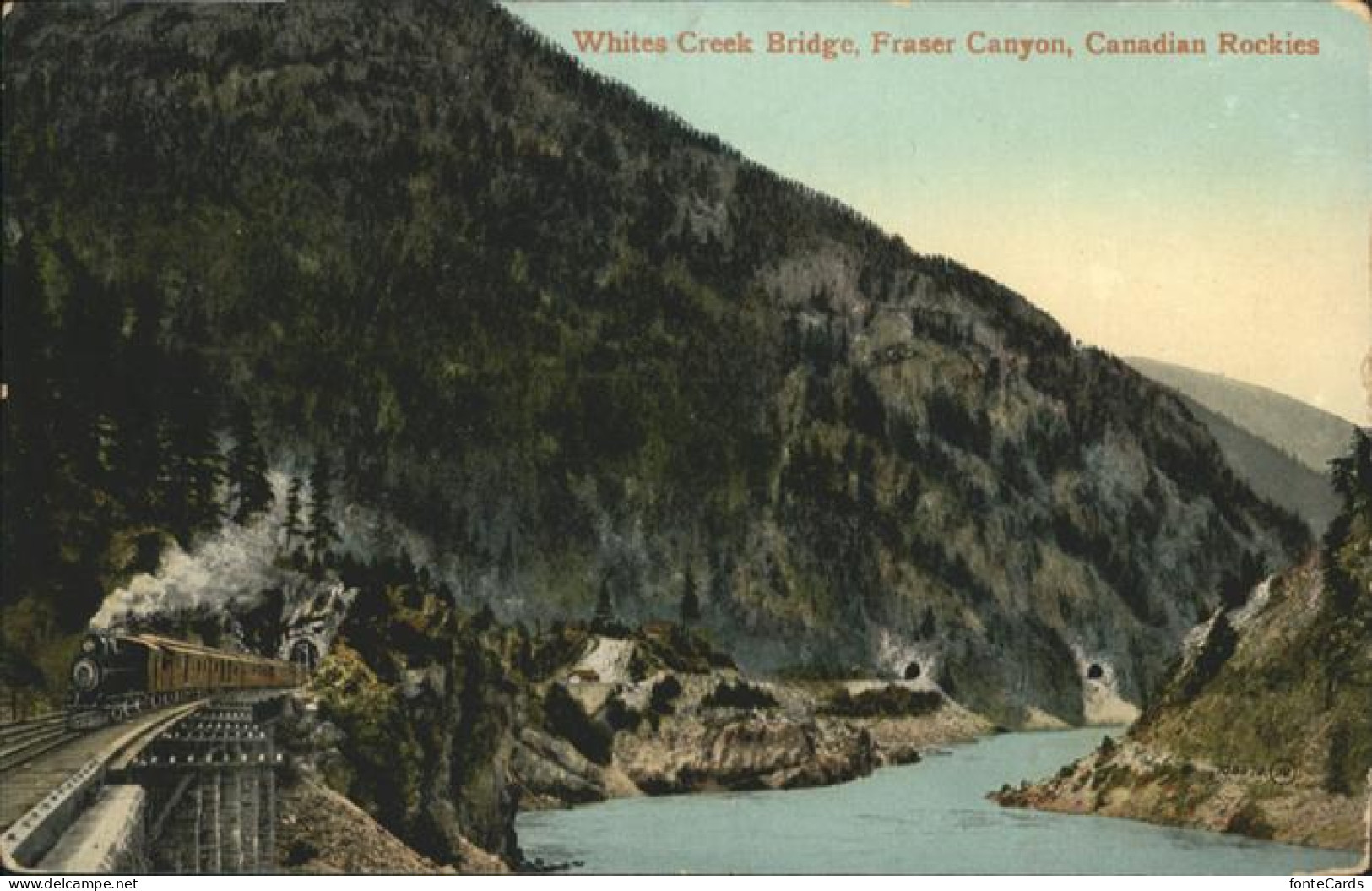 11044637 Fraser Canyon Whites Creek Bridge Canadian Rockies Zug Fraser Canyon - Non Classificati