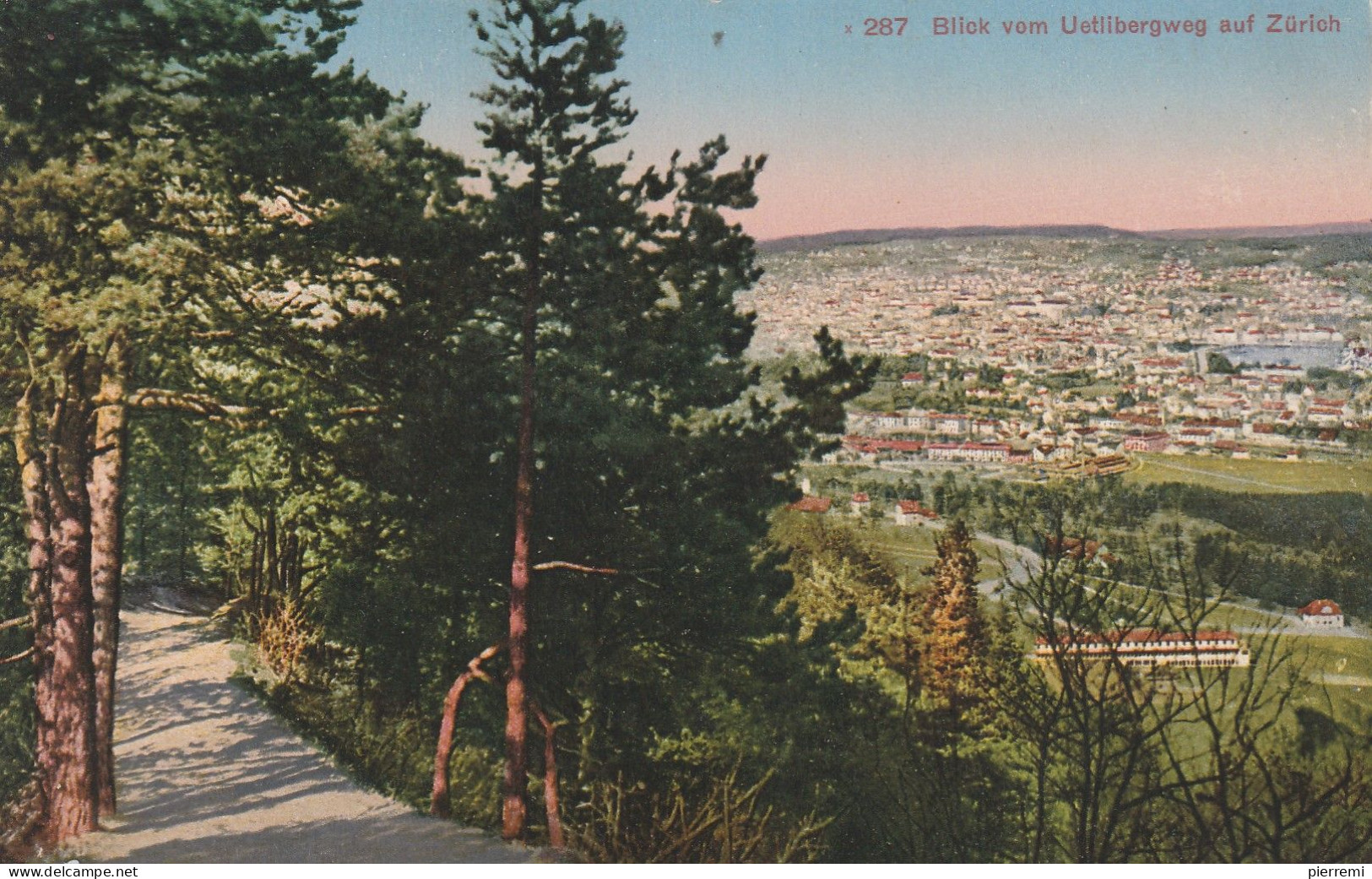 Blick Vom Uetilbergweg Auf Zurich - Other & Unclassified