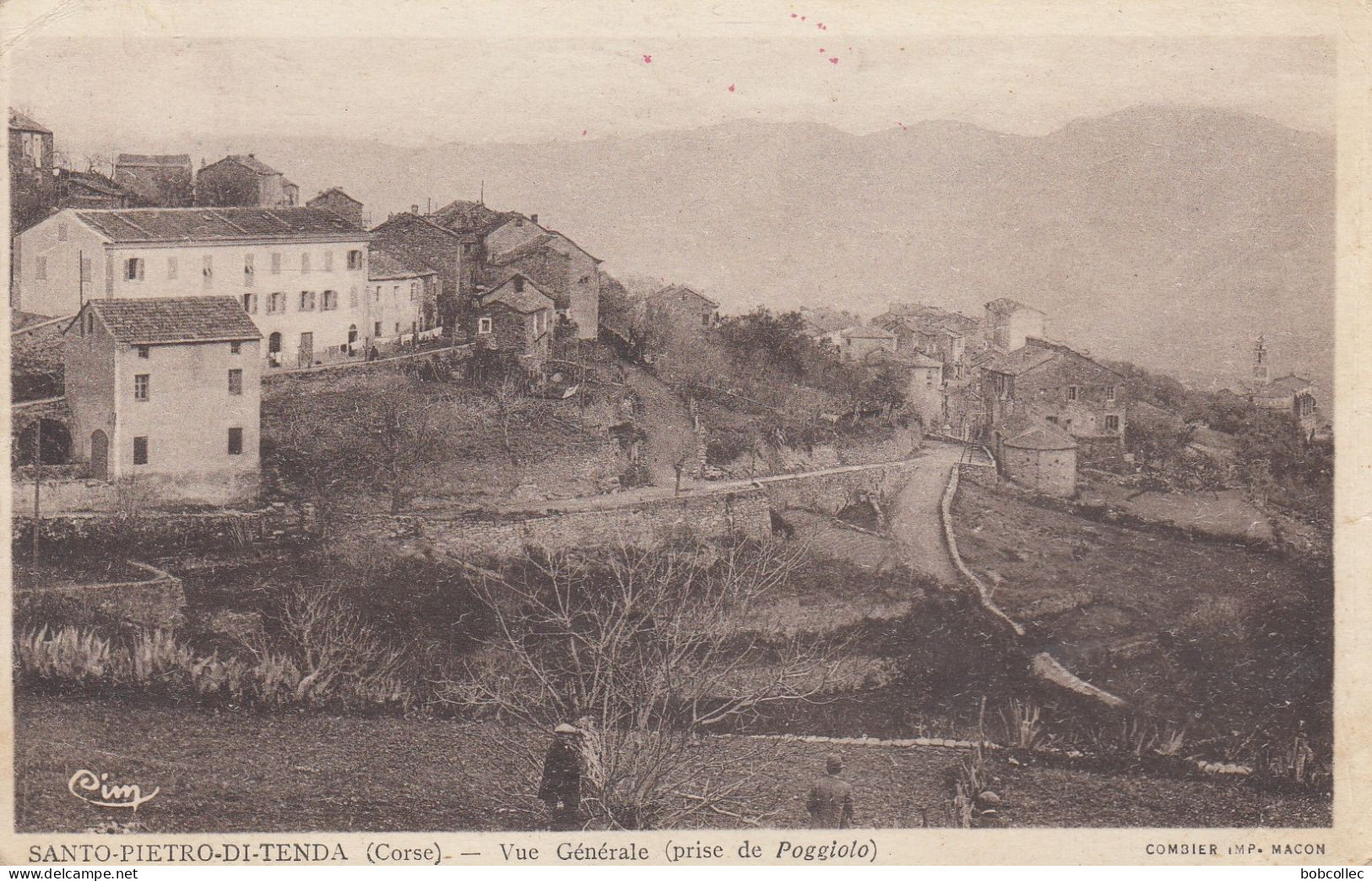 SANTO-PIETRO-DI-TENDA (Haute-Corse): Vue Générale, Prise De Poggiolo - Other & Unclassified