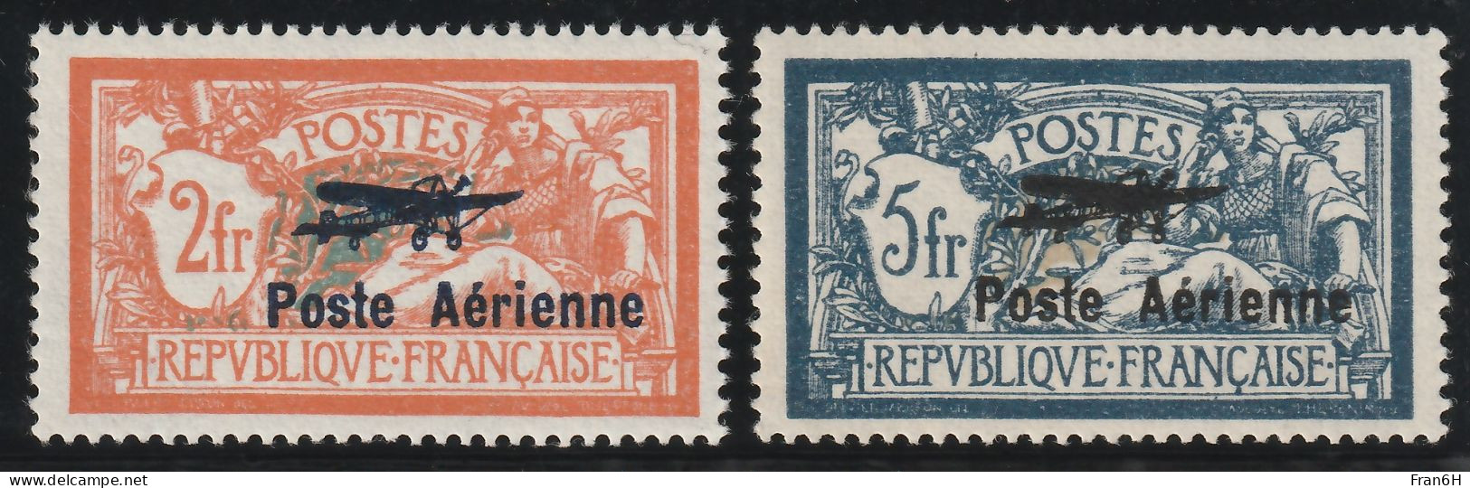 YT PA N° 1 + 2 Signé Brun - Neufs ** - MNH - Cote 950,00 € - 1927-1959 Postfris