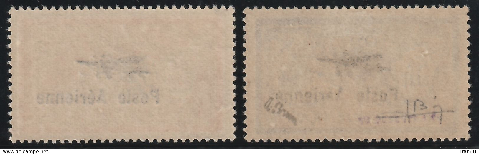 YT PA N° 1 + 2 Signé Brun - Neufs ** - MNH - Cote 950,00 € - 1927-1959 Postfris