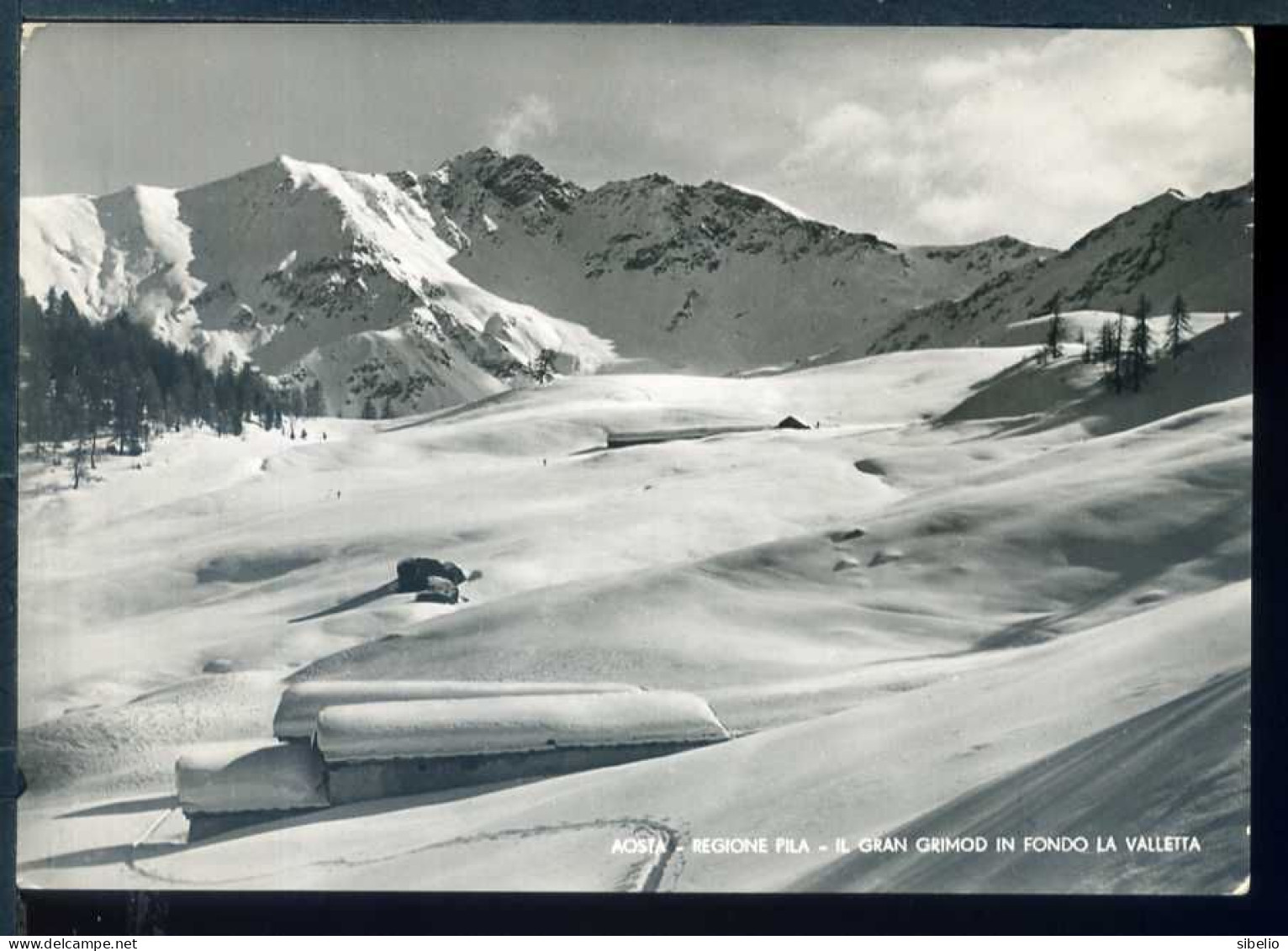 Regione Pila - Il Gran Grimod - Viaggiata 1954  - Rif. Fx019 - Other & Unclassified