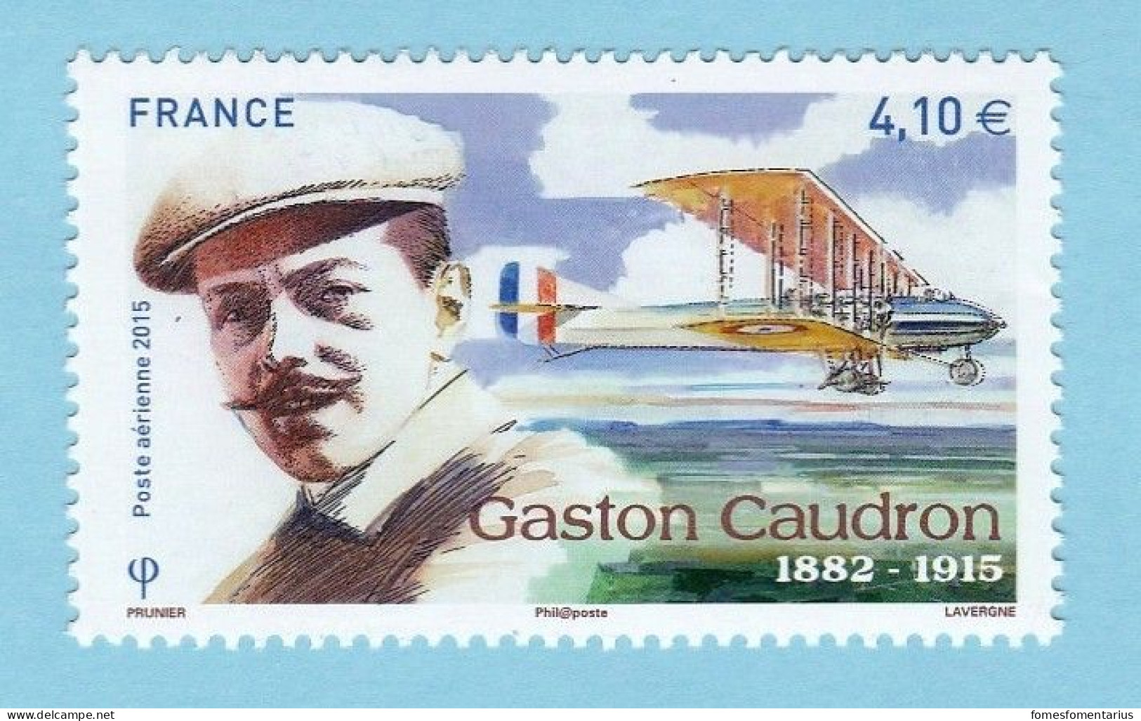 Poste Aérienne N° 79  Neuf ** TTB  Gaston Caudron Tirage 1 200 000 Exemplaires - 1960-.... Mint/hinged