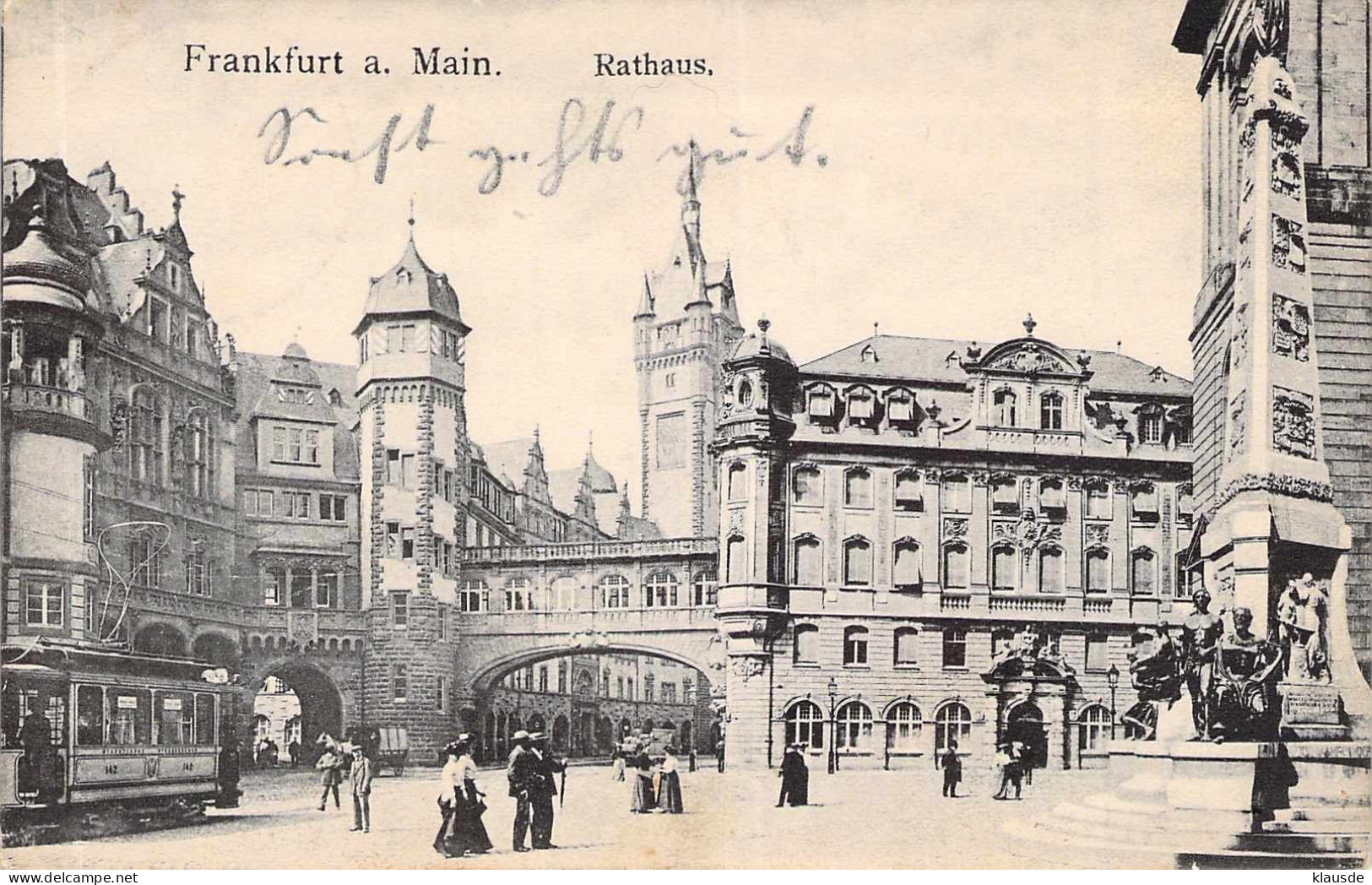 Frankfurt A.M.- Rathaus Gel1907 - Frankfurt A. Main