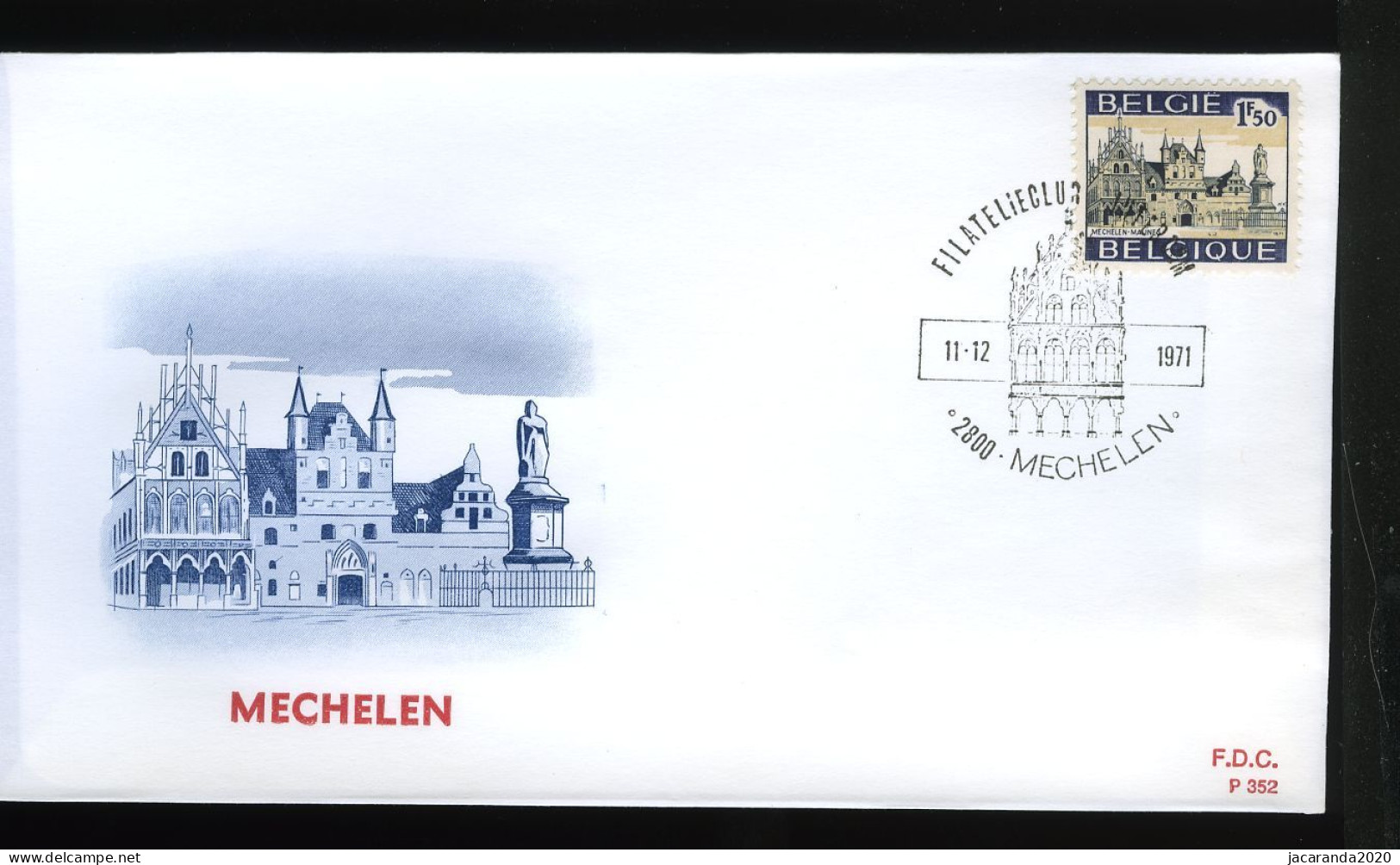 1614 - Mechelen - Stempel: Mechelen - 1971-1980