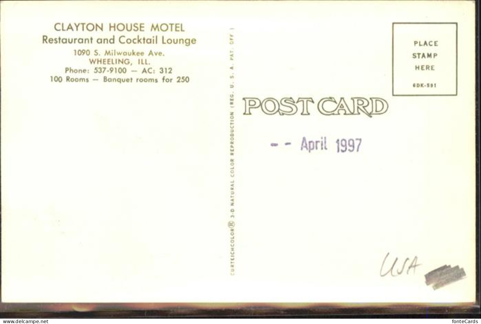 11038427 Wheeling_Illinois Motel Restaurant  Clayton House - Other & Unclassified