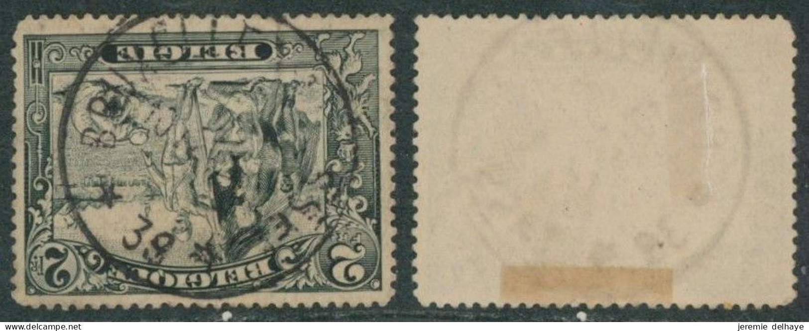 Albert I - N°146 Obl Agence "Bruxelles-Brussel N°39". Rare - 1915-1920 Albert I