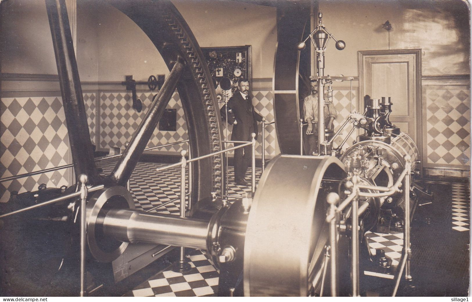 Machine à Vapeur - Usine - Carte Postale Ancienne Photographique - Zubehör