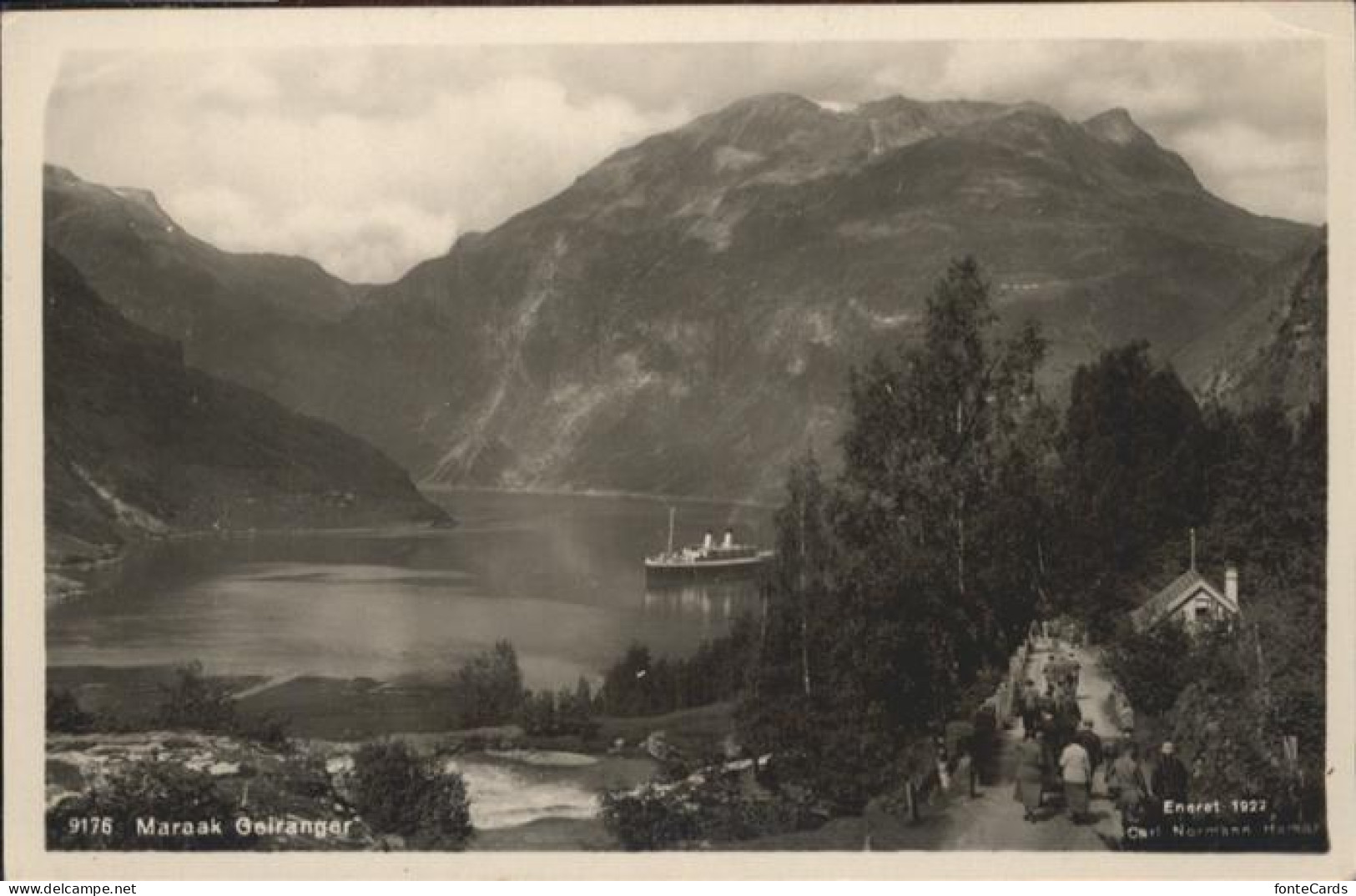 11038243 Geiranger Schiff Norwegen - Norvège