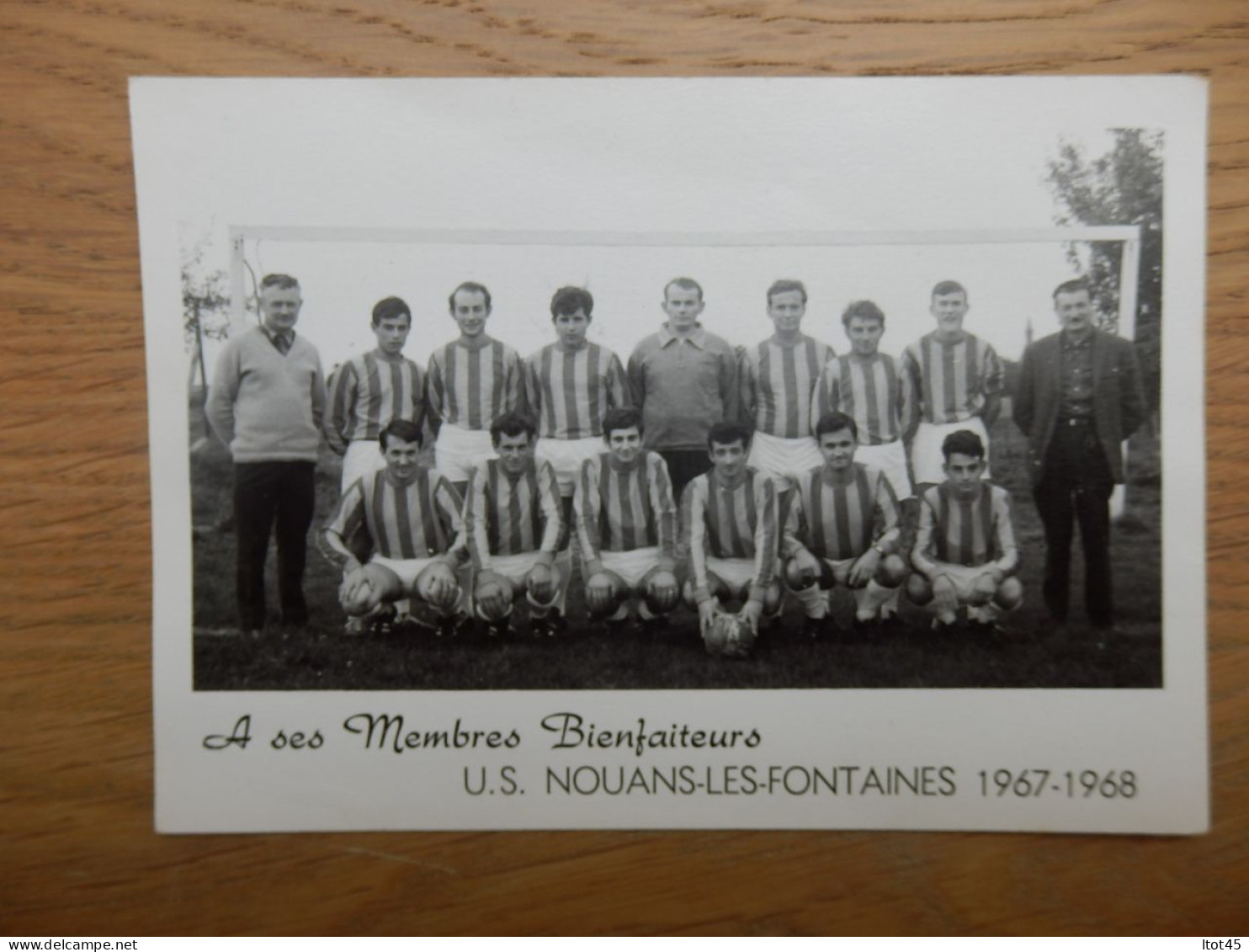 PHOTO NOUANS-LES-FONTAINES 37 U.S FOOTBALL 1967-1968 - Other & Unclassified