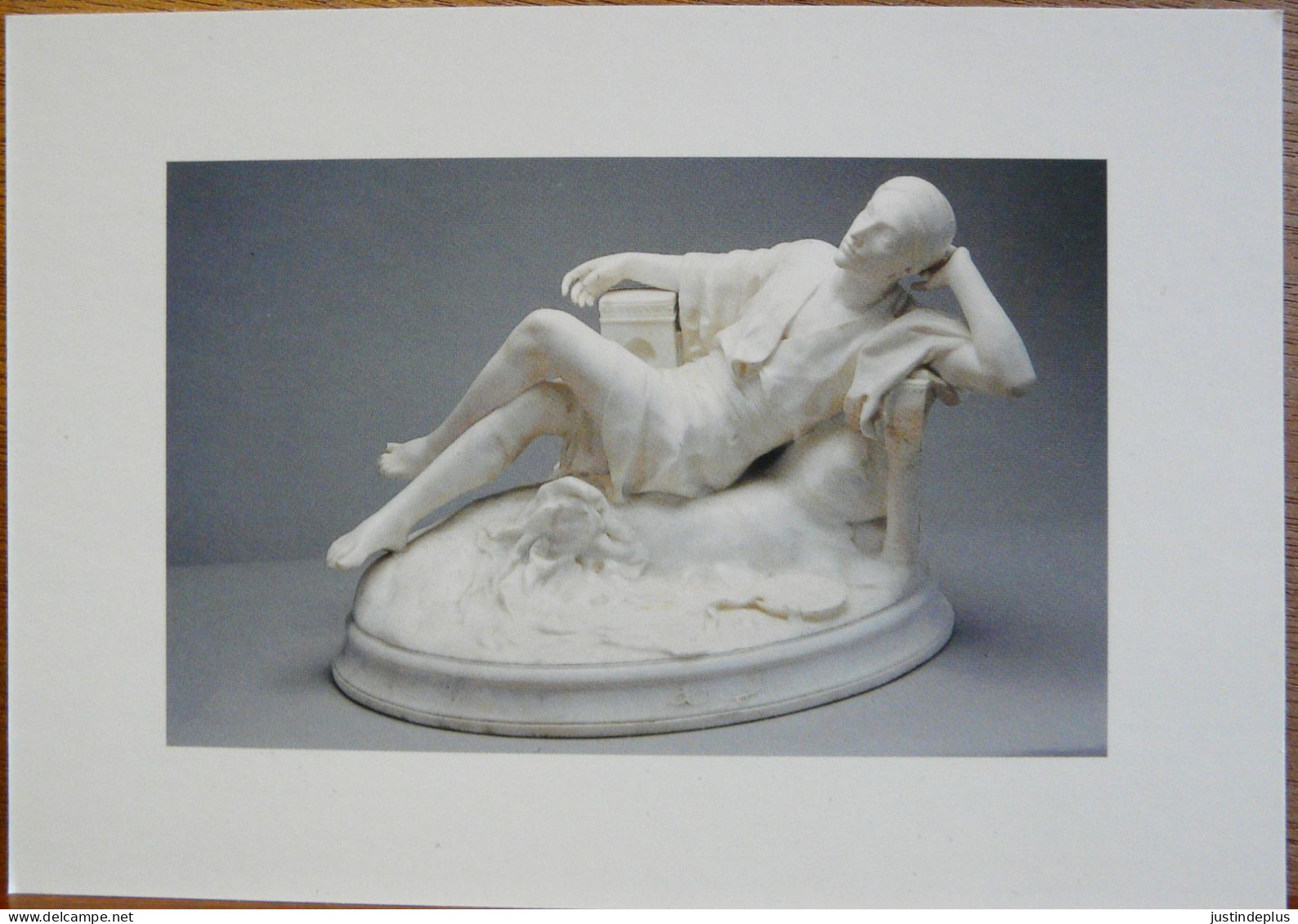 NAMOUNA PAR ANTONIN CARLES MUSEE D'AUCH JEUNE FEMME AU REPOS MARBRE 47 X 58 - Sculptures