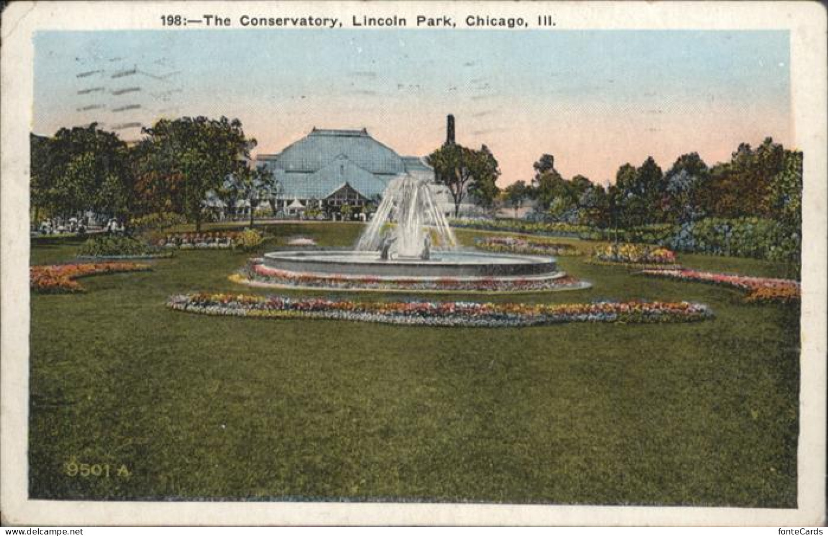 11038116 Chicago_Heights Conservatory Lincoln Park Springbrunnen - Sonstige & Ohne Zuordnung