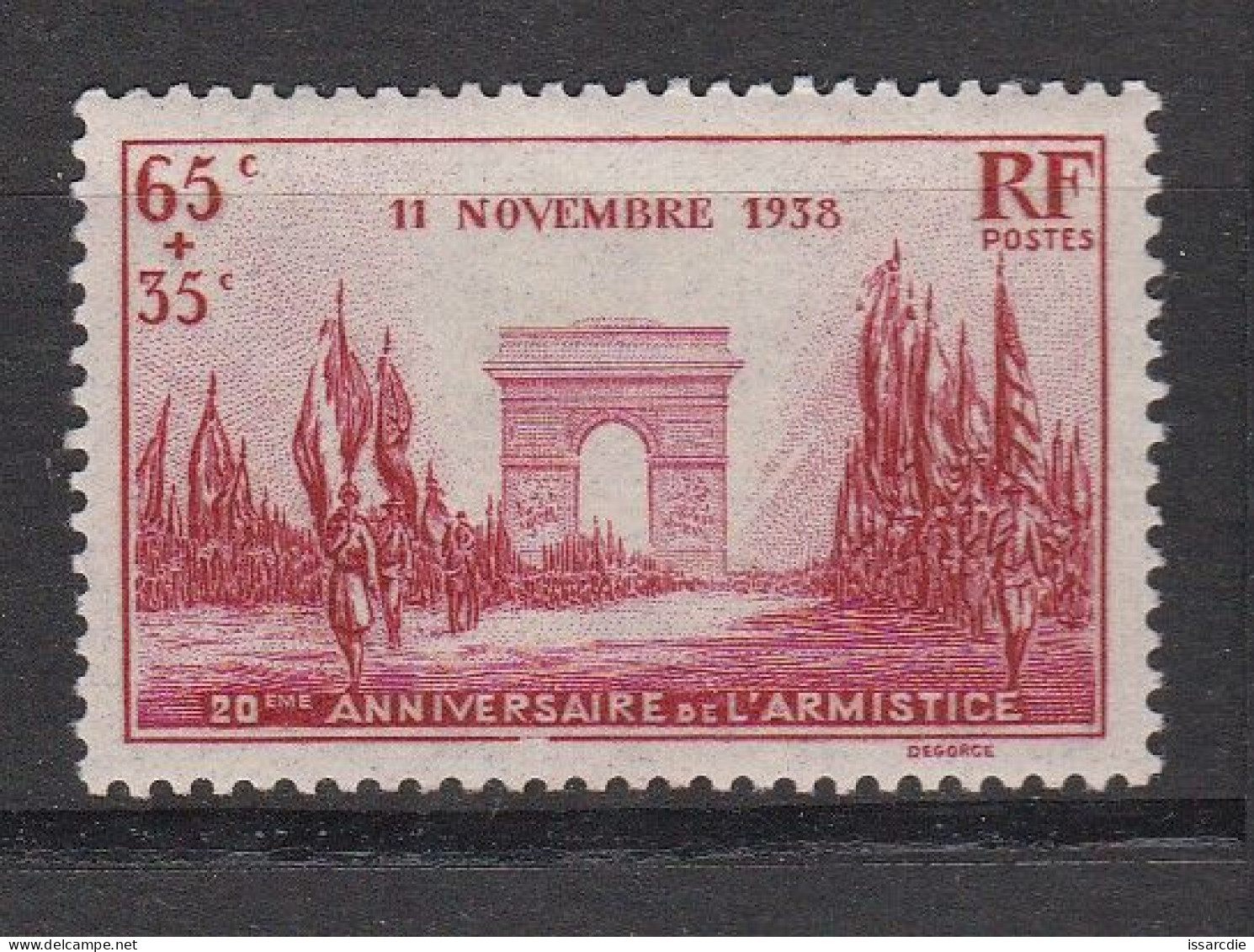 France Anniversaire De L'armistice N°403 Neuf** - Unused Stamps