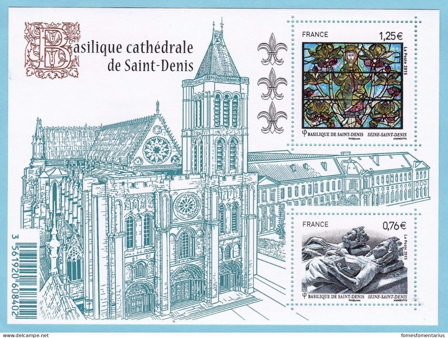 N° F 4930  Neuf ** TTB  Basilique De Saint Denis Tirage 1 200  02 Exemplaires - Unused Stamps
