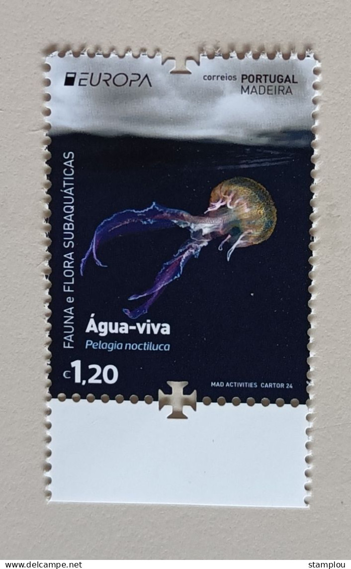 Azoren-Madeira-Portugal  2024 Cept Block+stamp - 2024