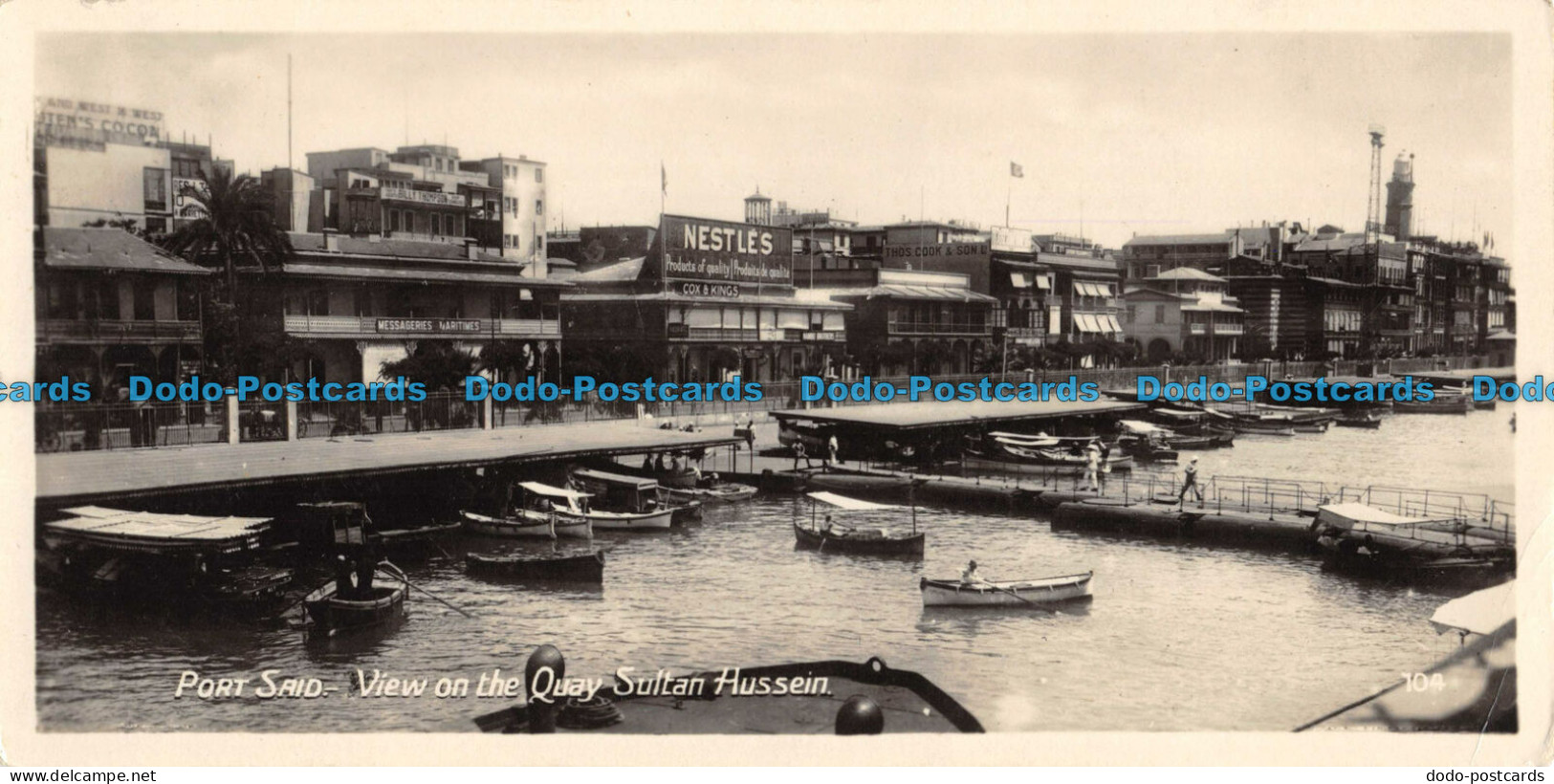 R055030 Port Said View On The Quay Sultan Hussein - Monde