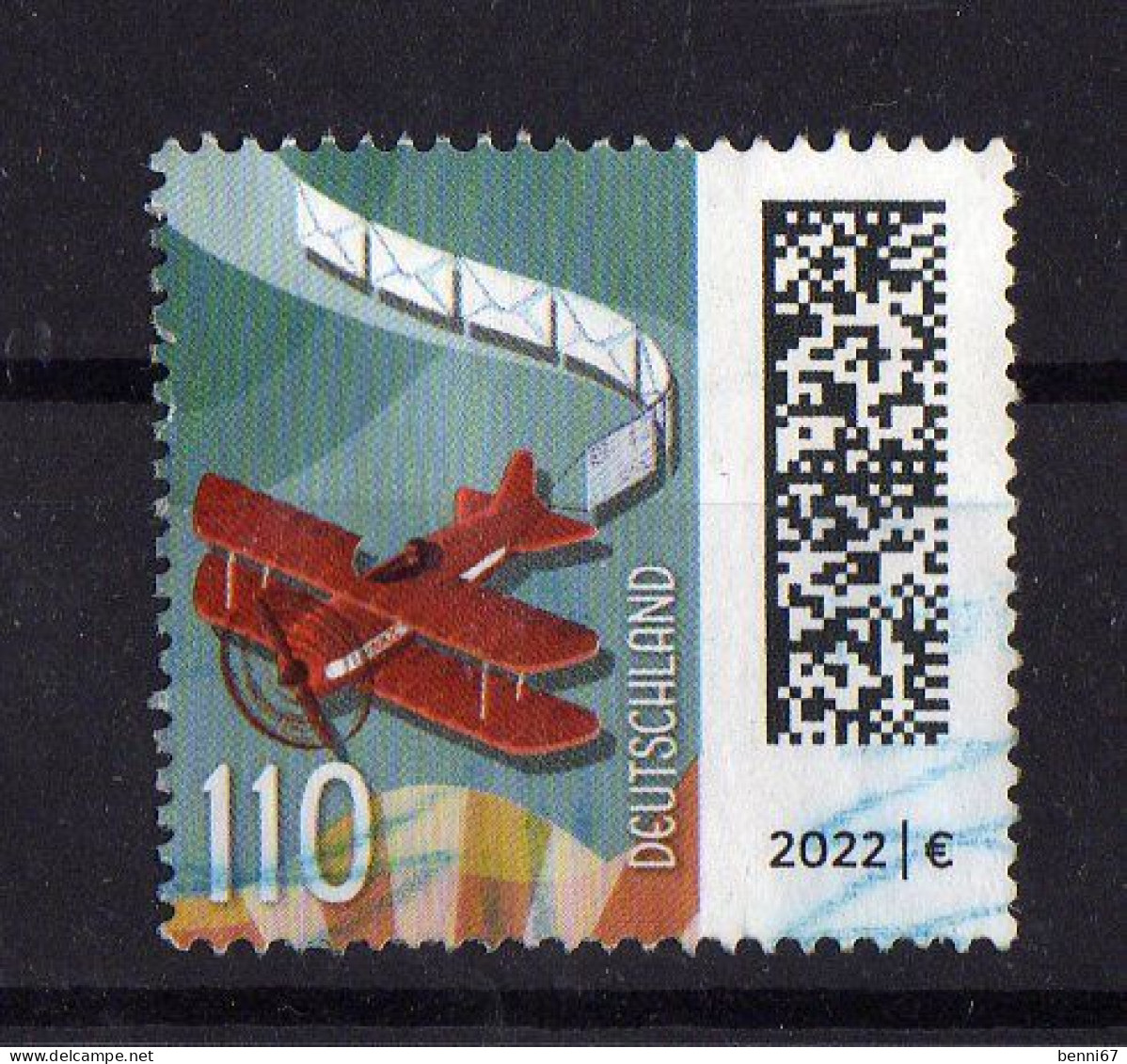 ALLEMAGNE Germany 2022 Avion Plane  Obl. - Used Stamps