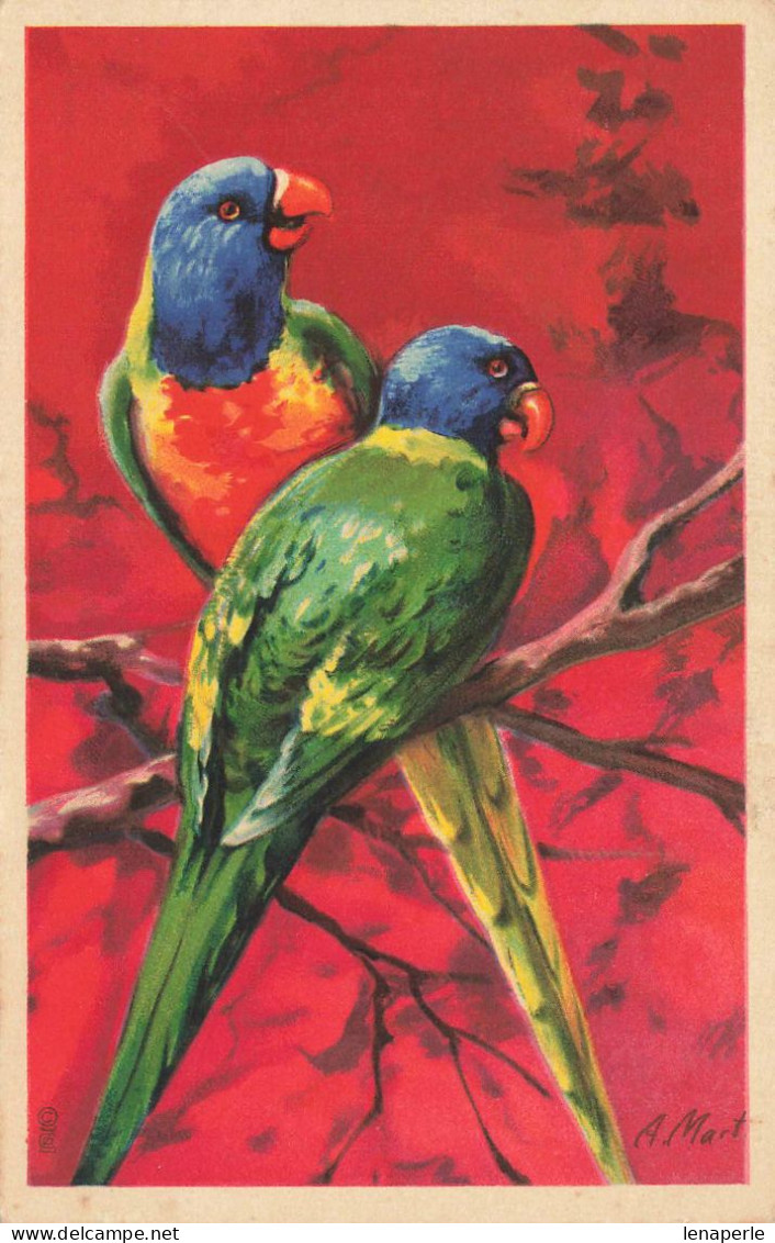 C792 FANTAISIE Perroquets - Oiseaux