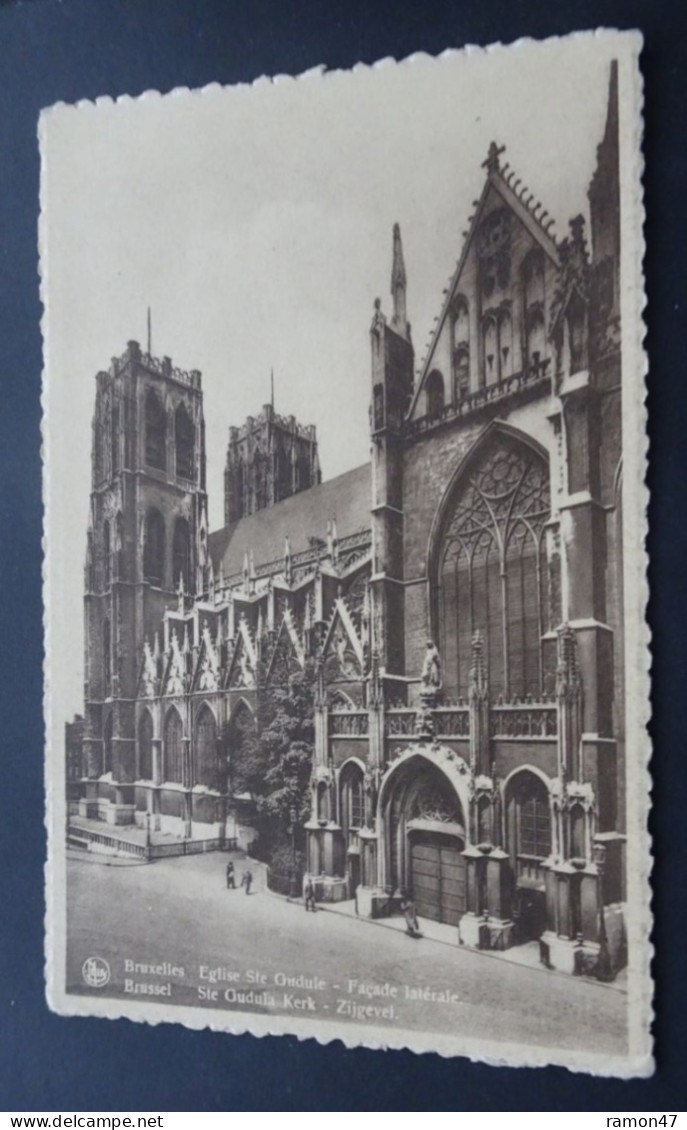 Bruxelles - Eglise Sainte-Gudule - Façade Latérale - Ern. Thill, Bruxelles, Série 1, N° 28 - Brüssel (Stadt)