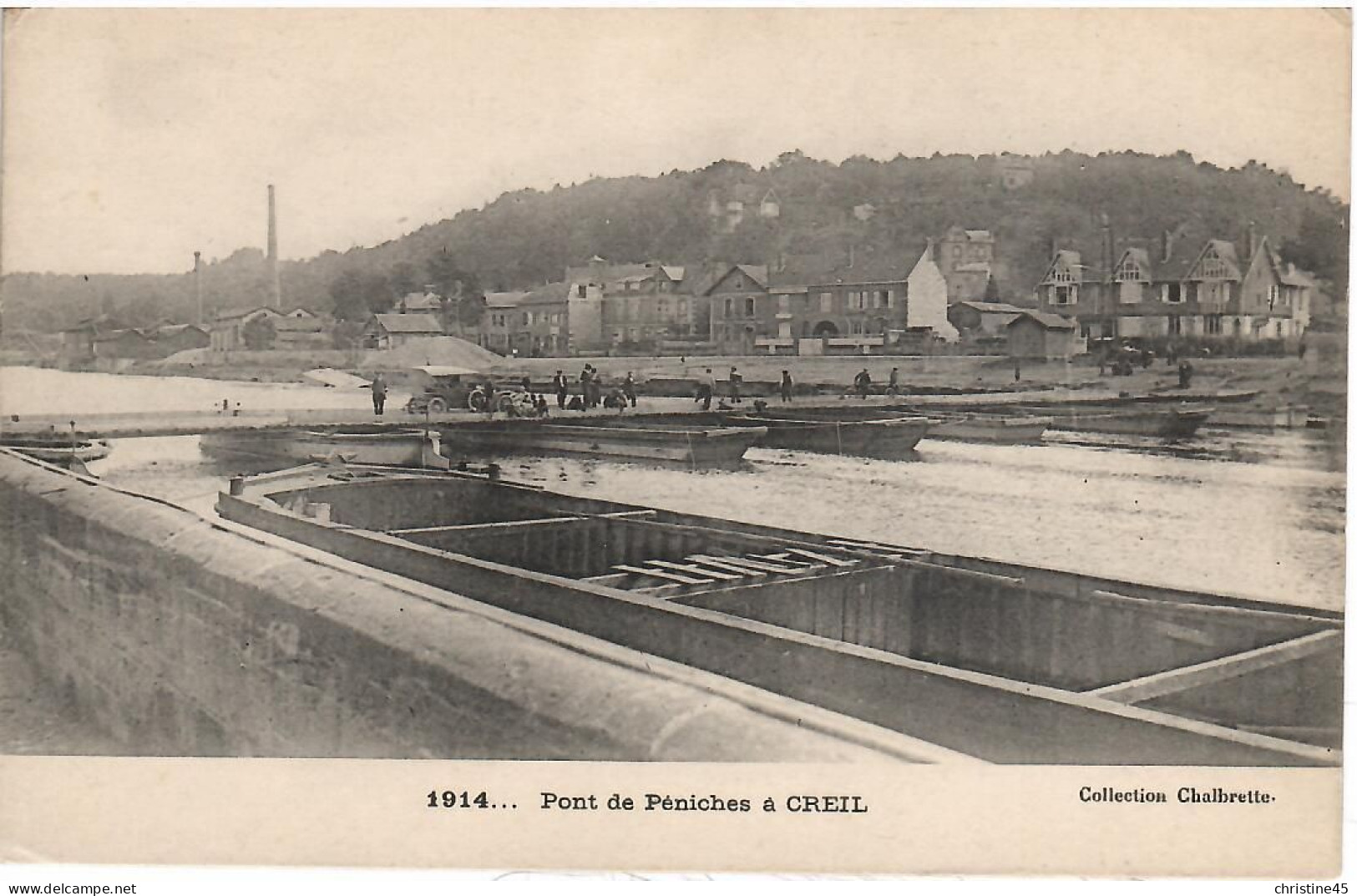 PENICHE      PONT DE PENICHES A CREIL - Houseboats