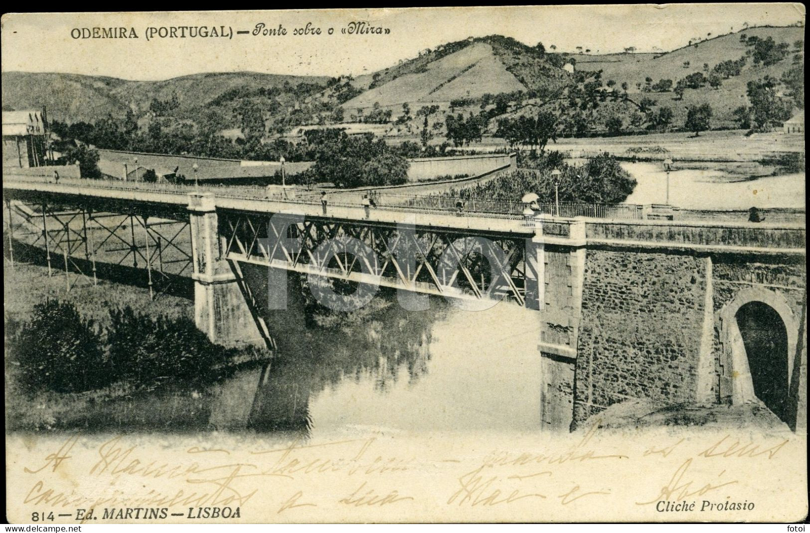 1905 OLD POSTCARD ODEMIRA PONTE RIO MIRA COSTA ALENTEJANA BEJA ALENTEJO PORTUGAL CARTE POSTALE - Setúbal