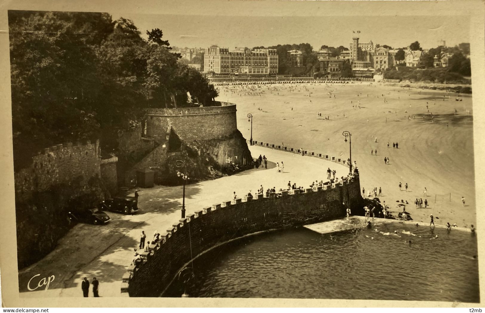 CPSM (Ille Et Vilaine). DINARD. La Promenade Des Alliés - Dinard