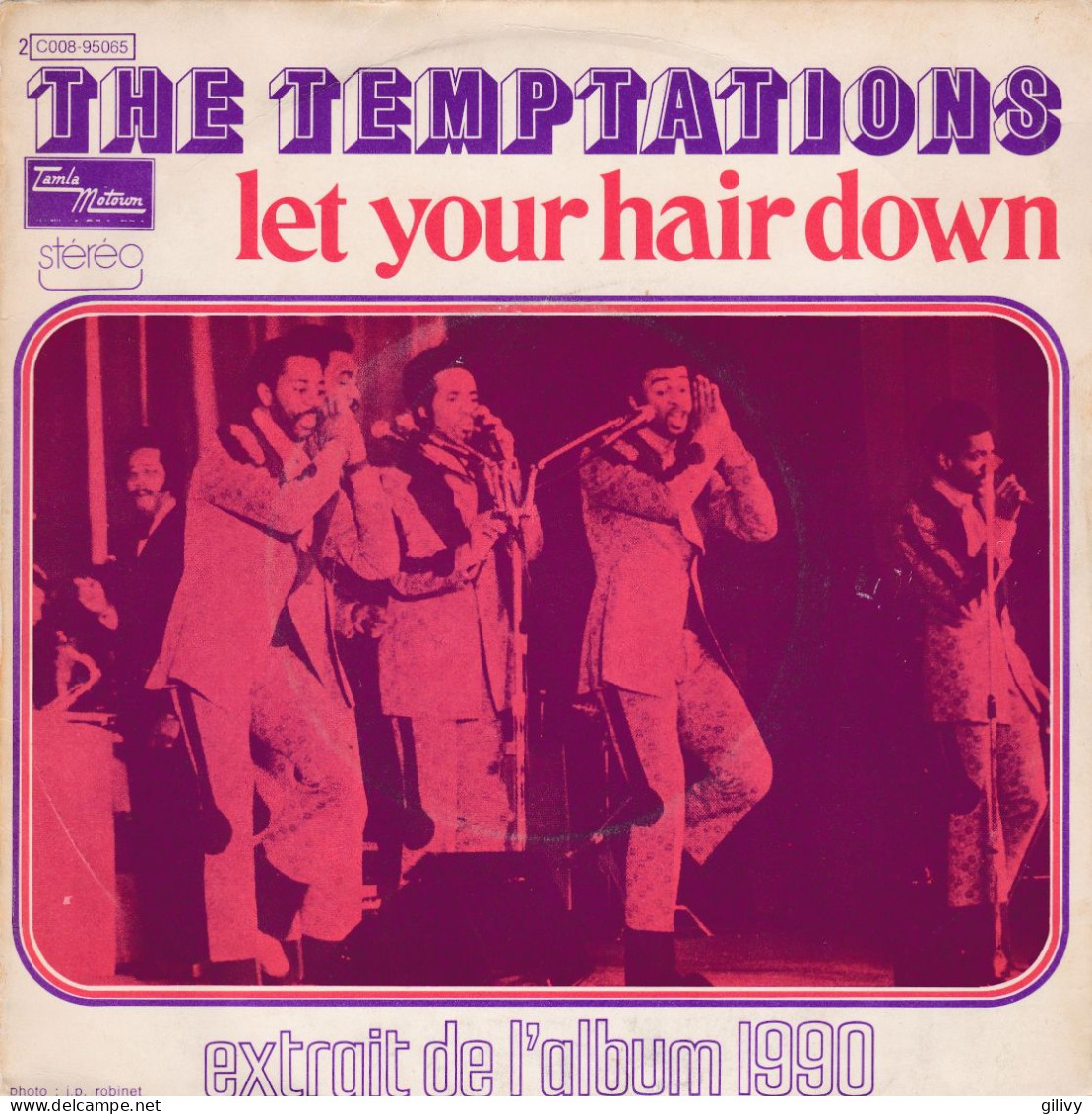 The TEMPTATIONS : " Let Your Hair Down " - Soul - R&B
