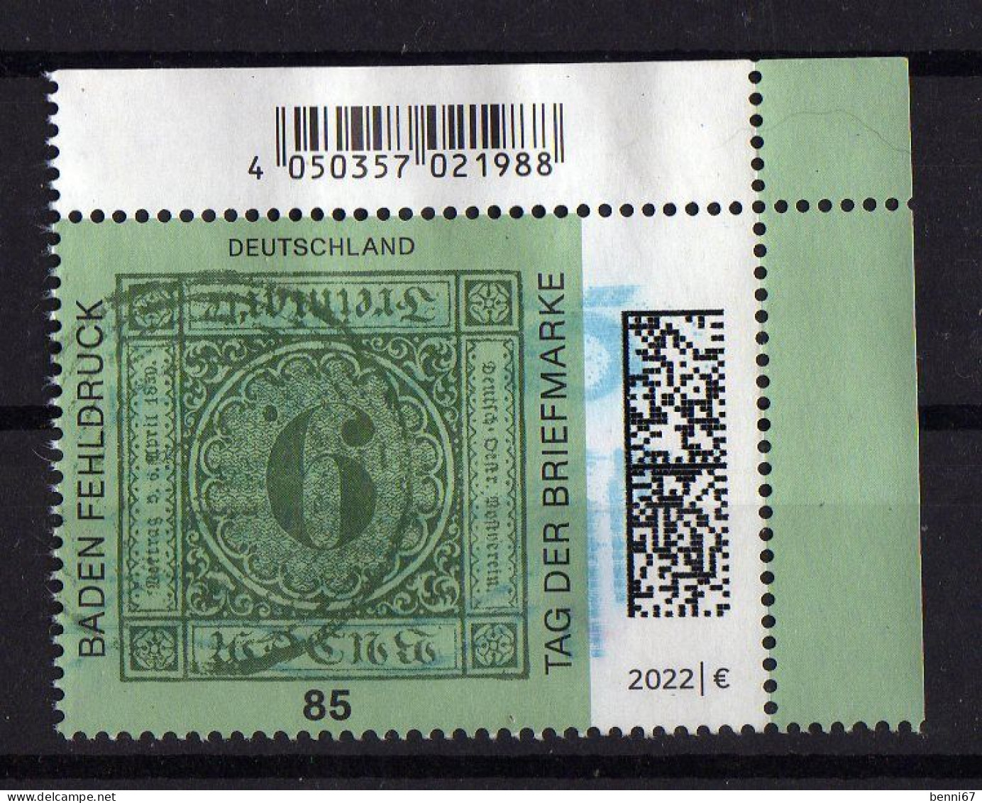ALLEMAGNE Germany 2022 Stamp On Stamp Obl. - Used Stamps