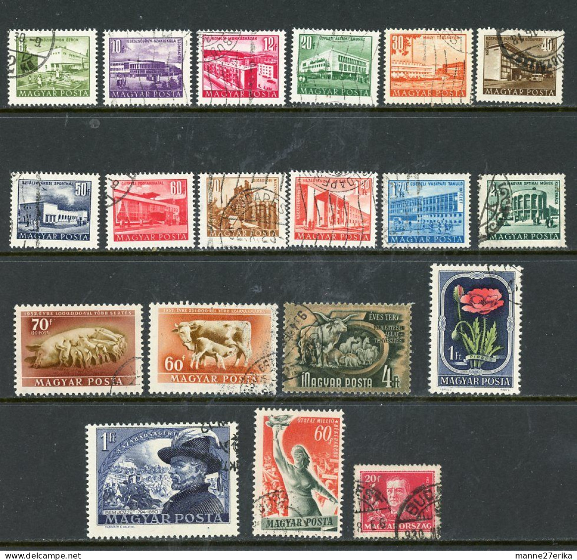 Hungary USED Lot 1950's - Used Stamps