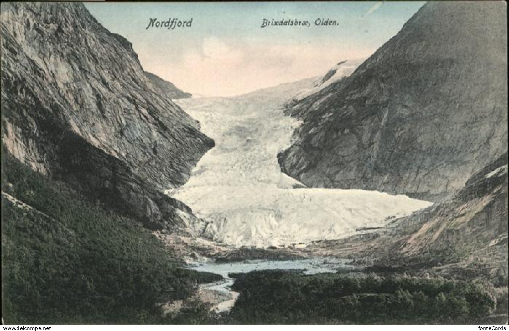 11035990 Nordfjord Brixdalsbra Olden  - Norvège