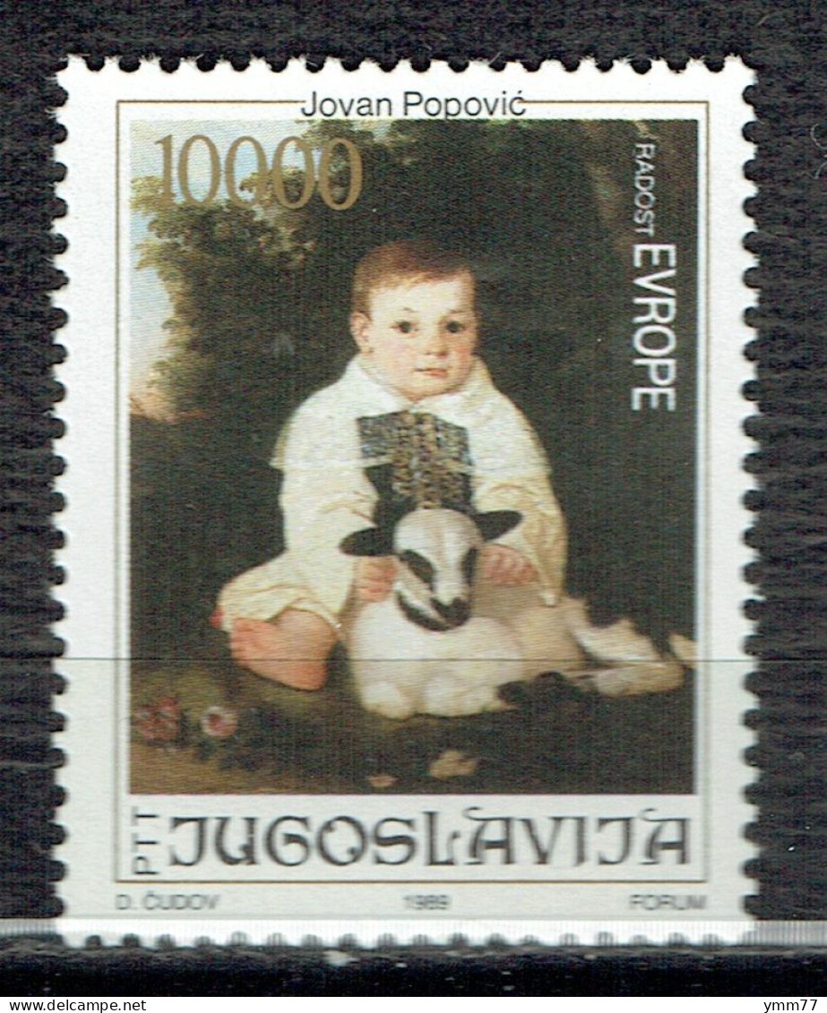 Joie De L'Europe : "Portrait D'enfant De Jovan Popovic" - Unused Stamps