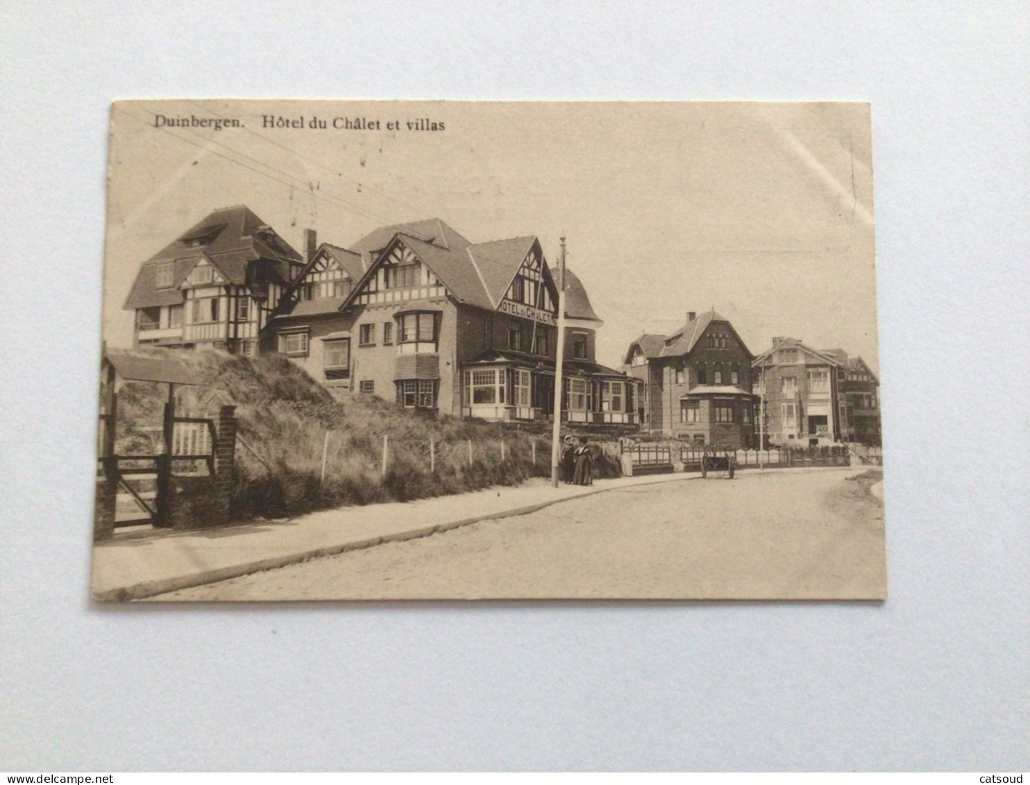 Carte Postale Ancienne (1912) Duinbergen Hôtel Du Châlet Et Villas - Knokke