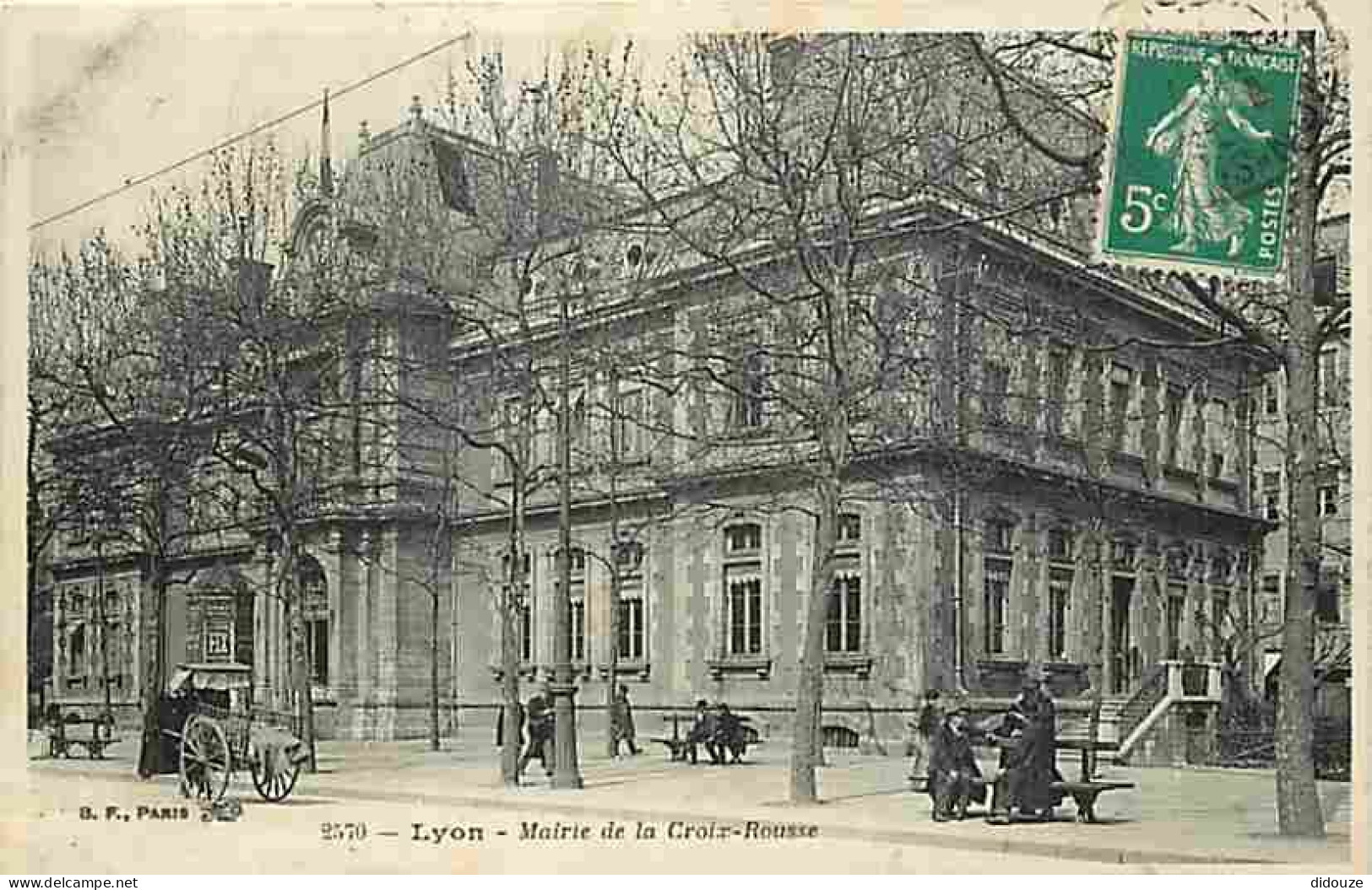 69 - Lyon - Mairie De La Croix Rousse - Animée - CPA - Voir Scans Recto-Verso - Other & Unclassified