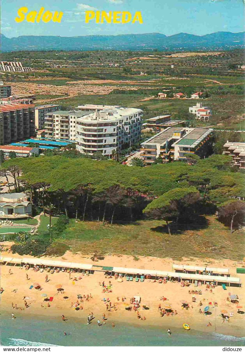 Espagne - Espana - Cataluna - Salou - La Pineda Playa - Apartamentos Proa - Vista Aérea - Vue Aérienne - Immeubles - Arc - Tarragona